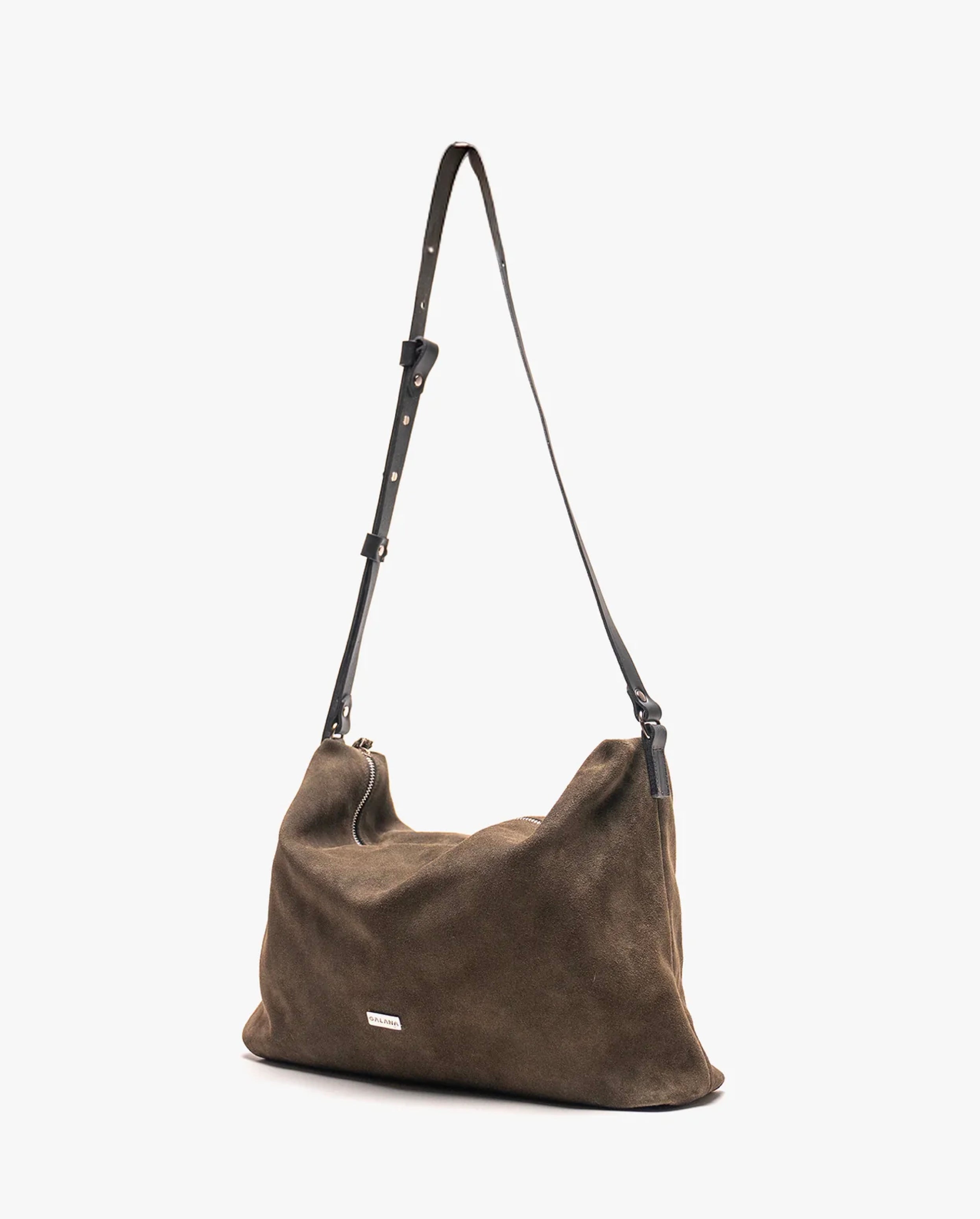 Cartera Peonía L Musgo - Galana