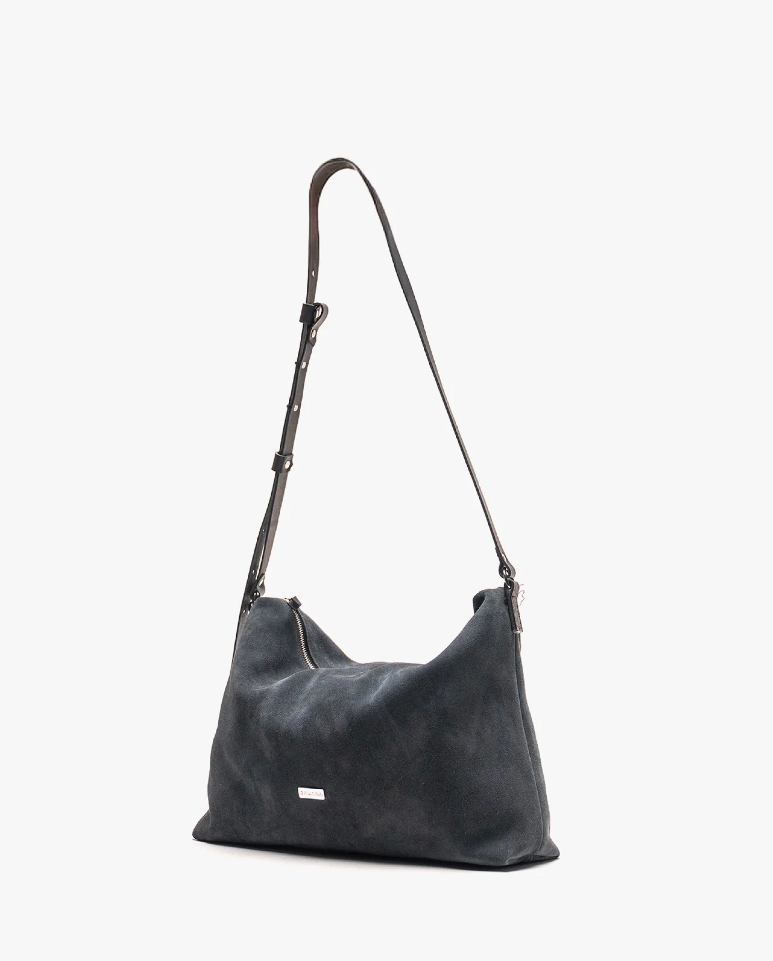 Cartera Peonía L Plomo - Galana
