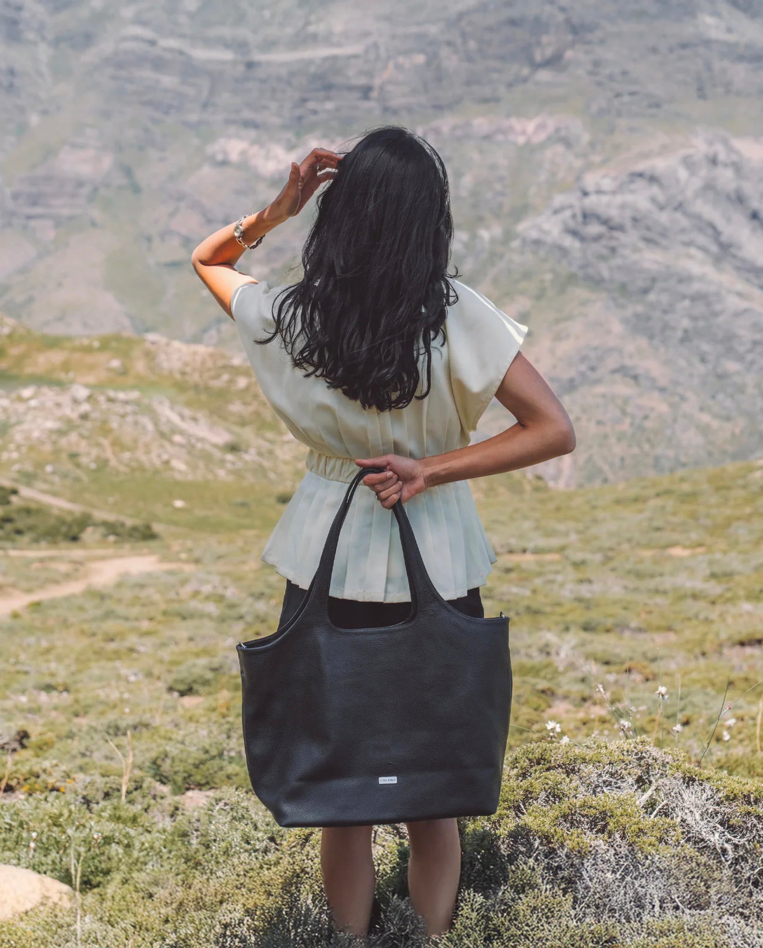 Cartera Malva Negro - Galana