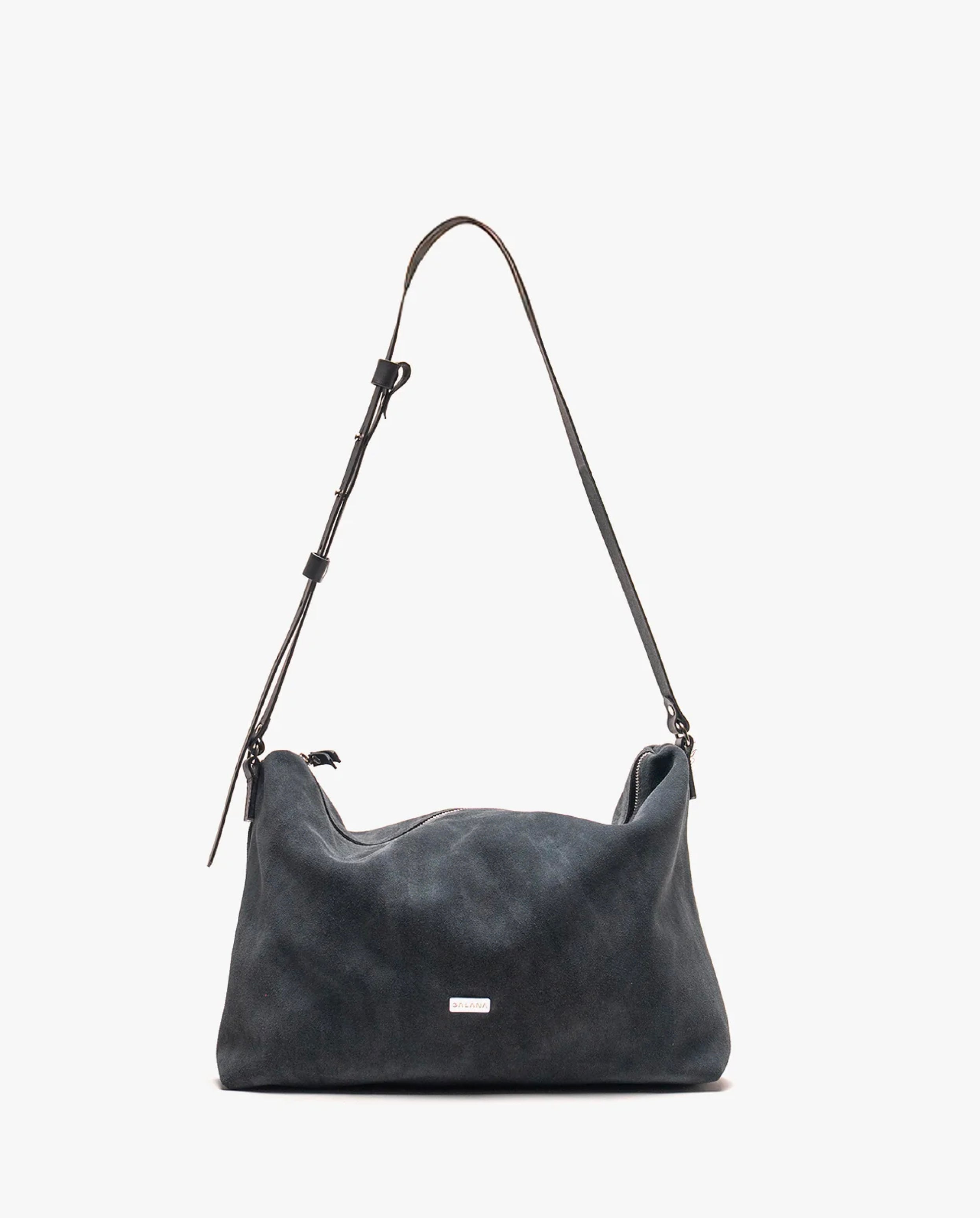 Cartera Peonía L Plomo - Galana