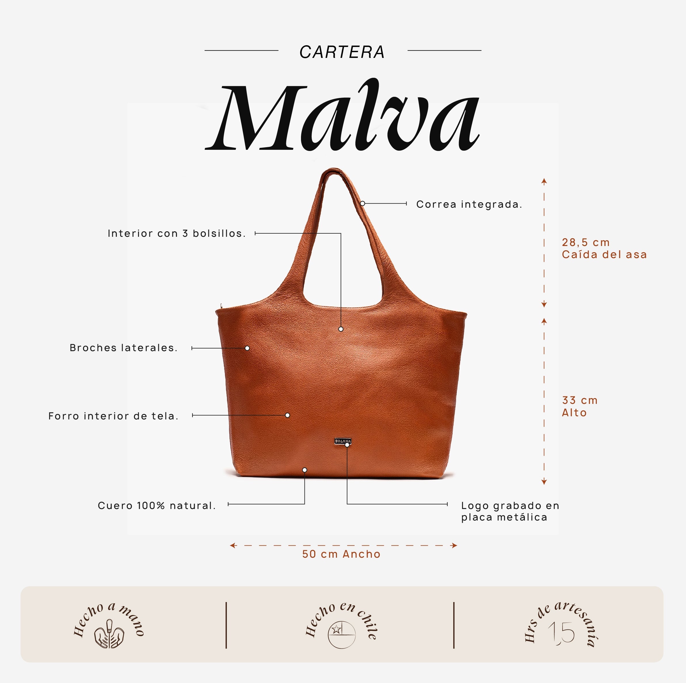 Cartera Malva Moca
