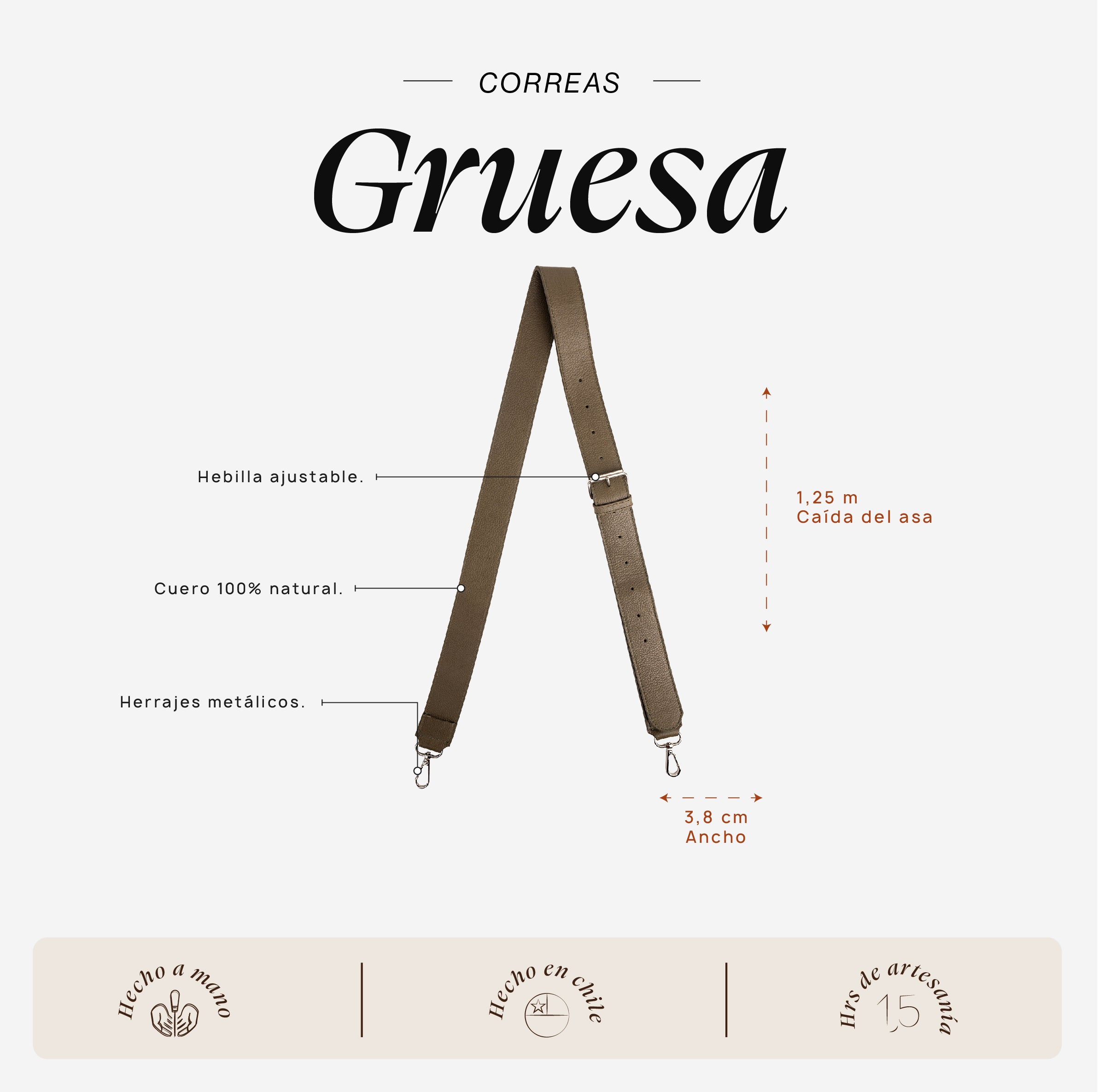 Correa Gruesa Verde