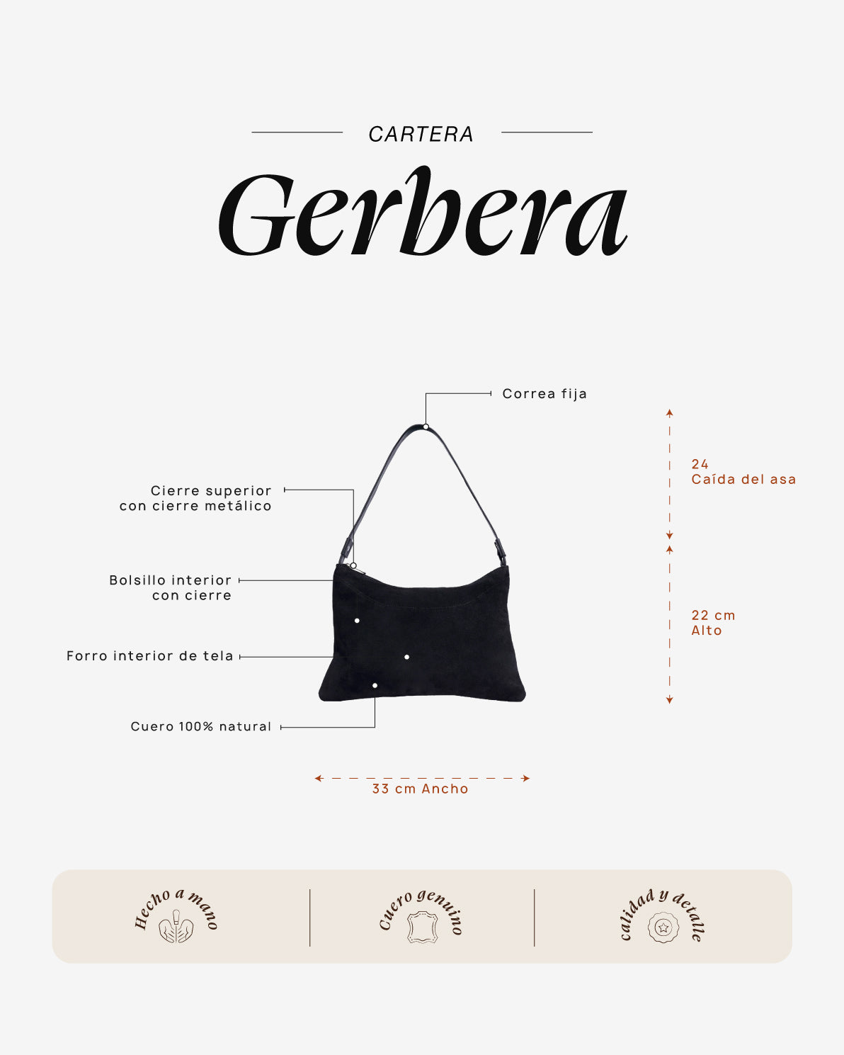 Cartera Gerbera Eclipse - Galana