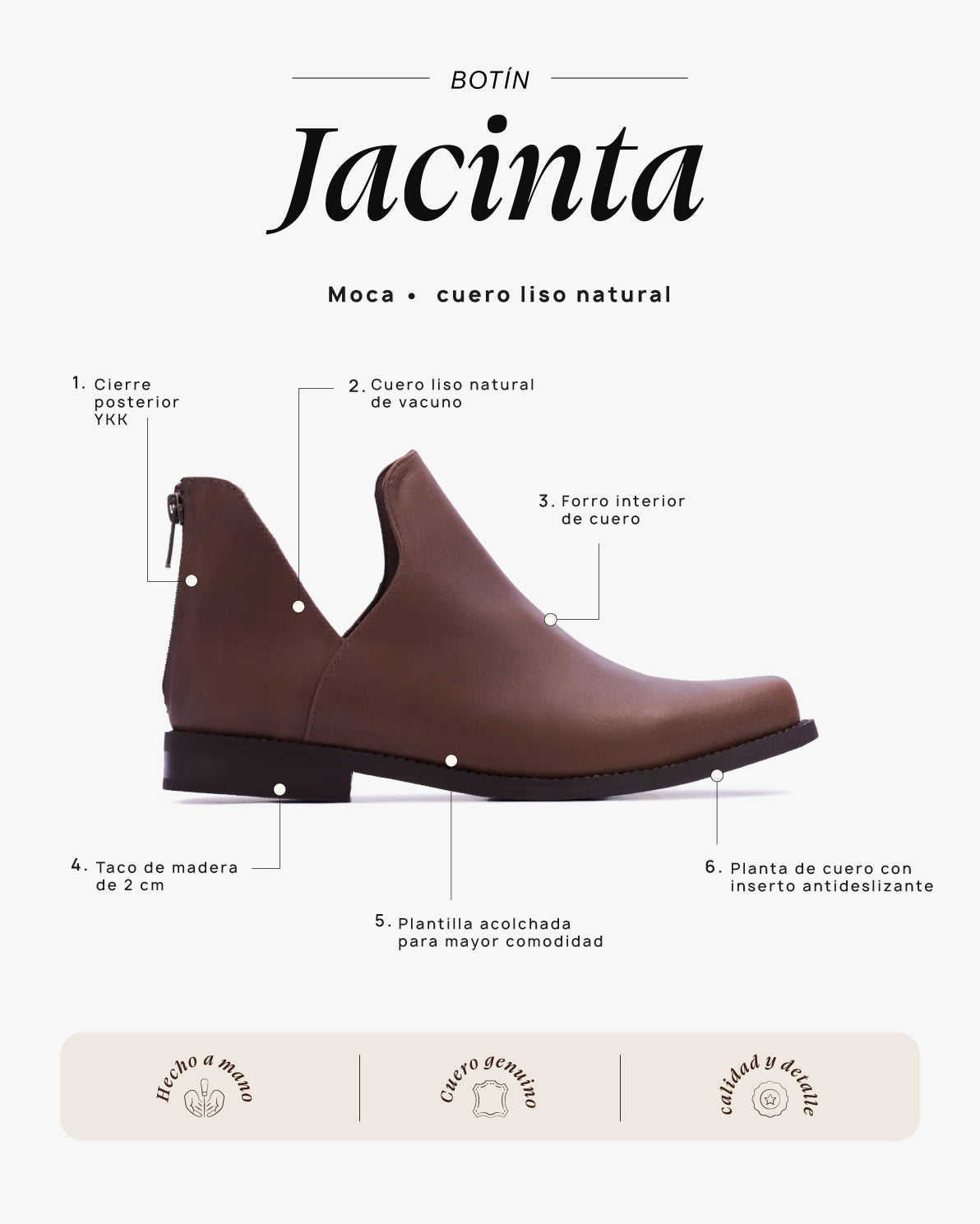Botín Jacinta Moca - Galana