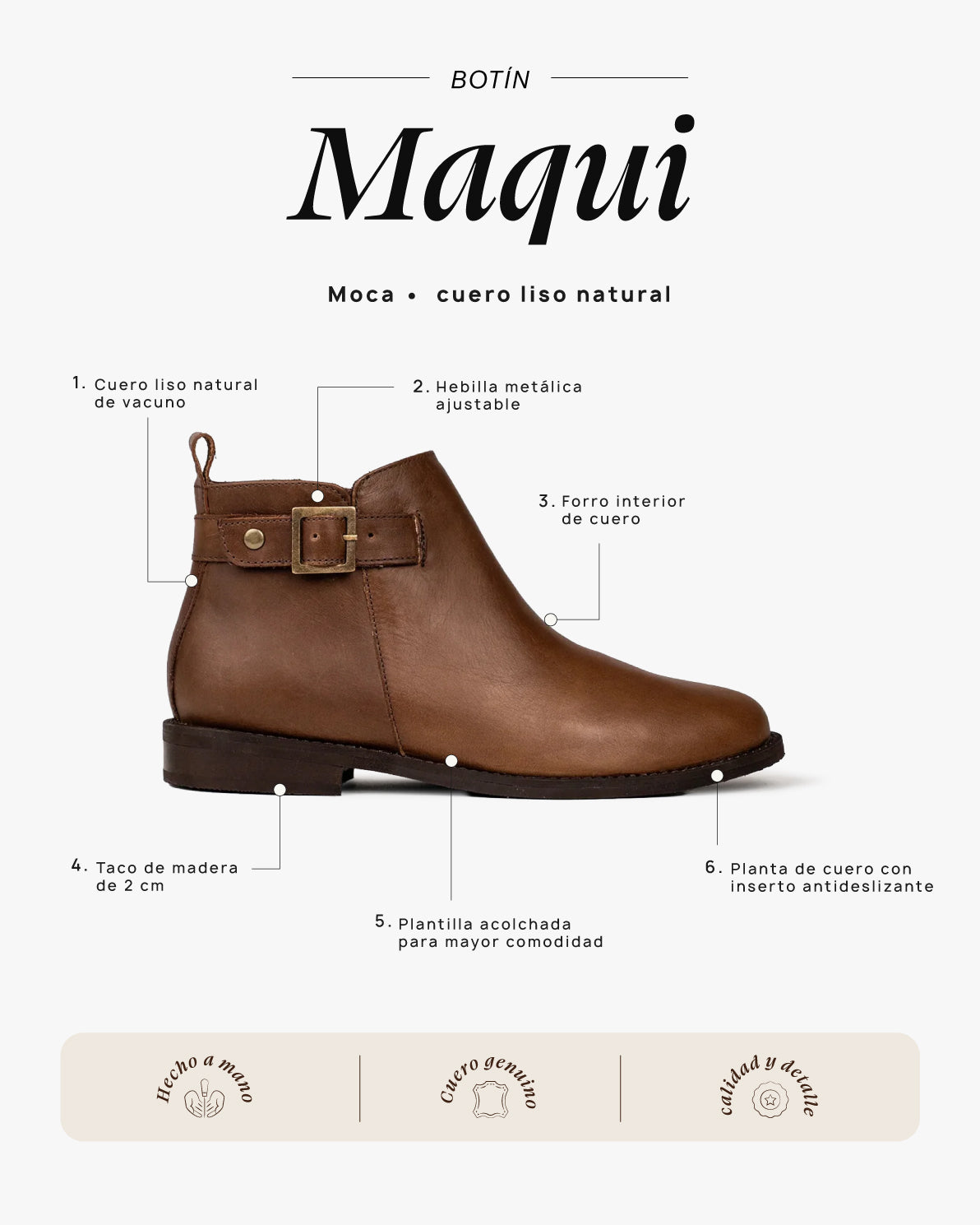 Botín Maqui Moca - Galana