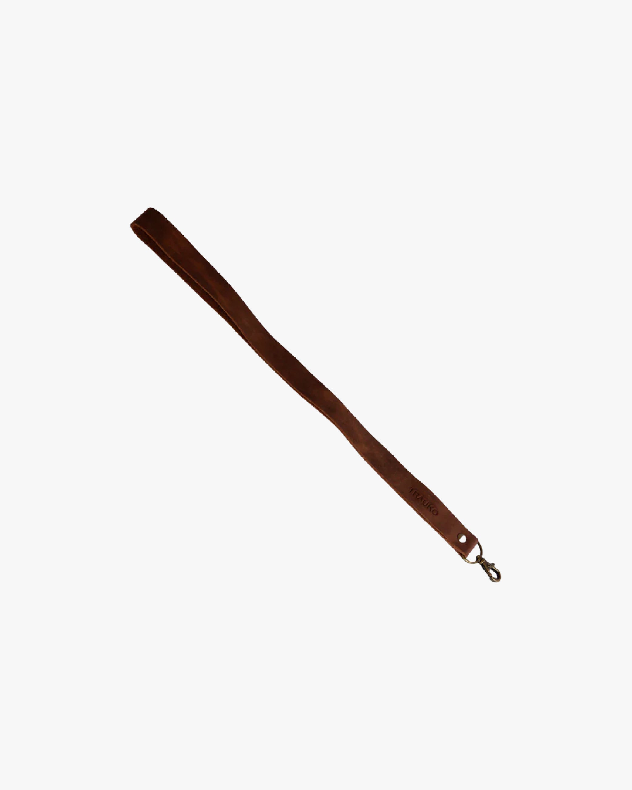 Lanyard de Cuero Café - Trauko