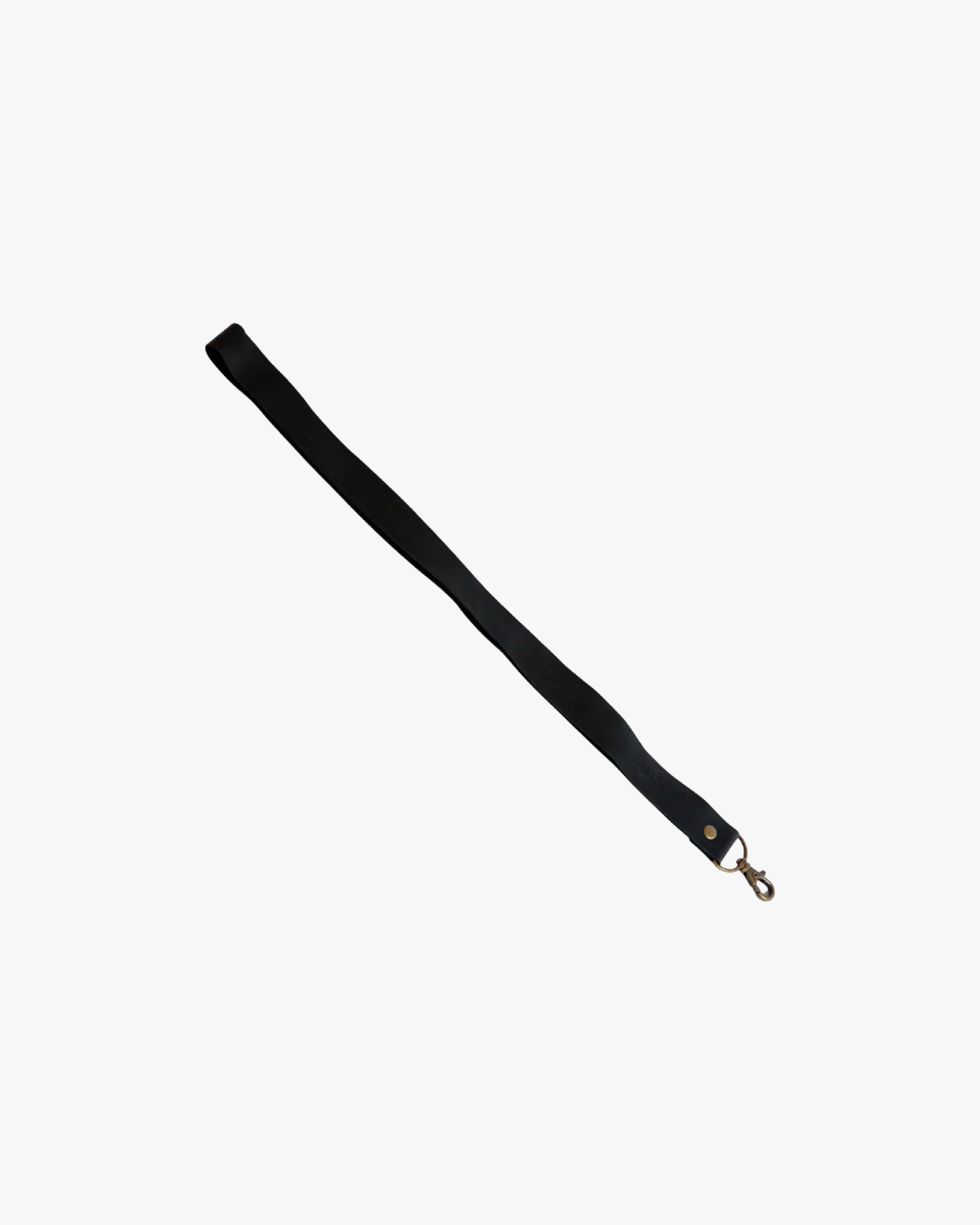 Lanyard de Cuero Negro - Trauko