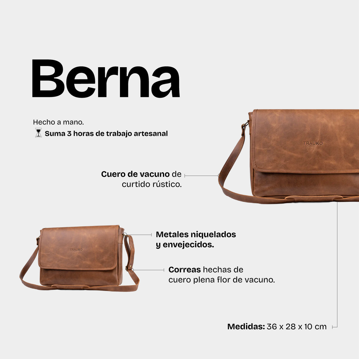 Maletín Berna Café - Trauko