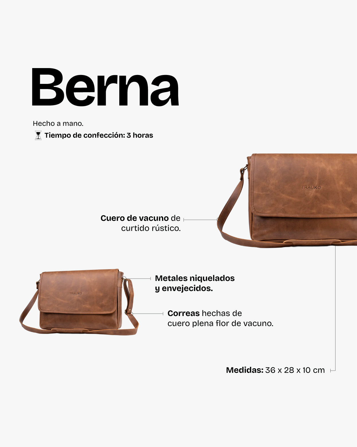 Maletín Berna Café - Trauko