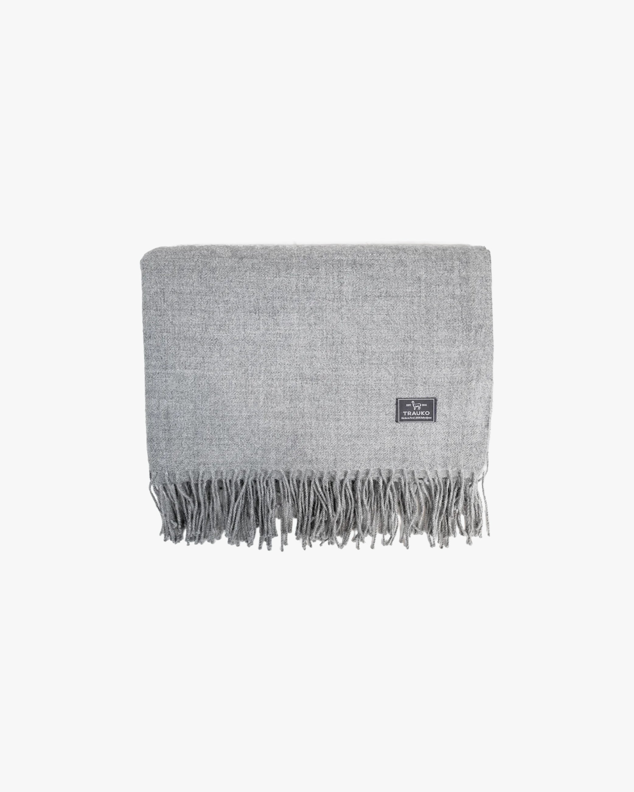 Manta Baby Alpaca Gris - Trauko