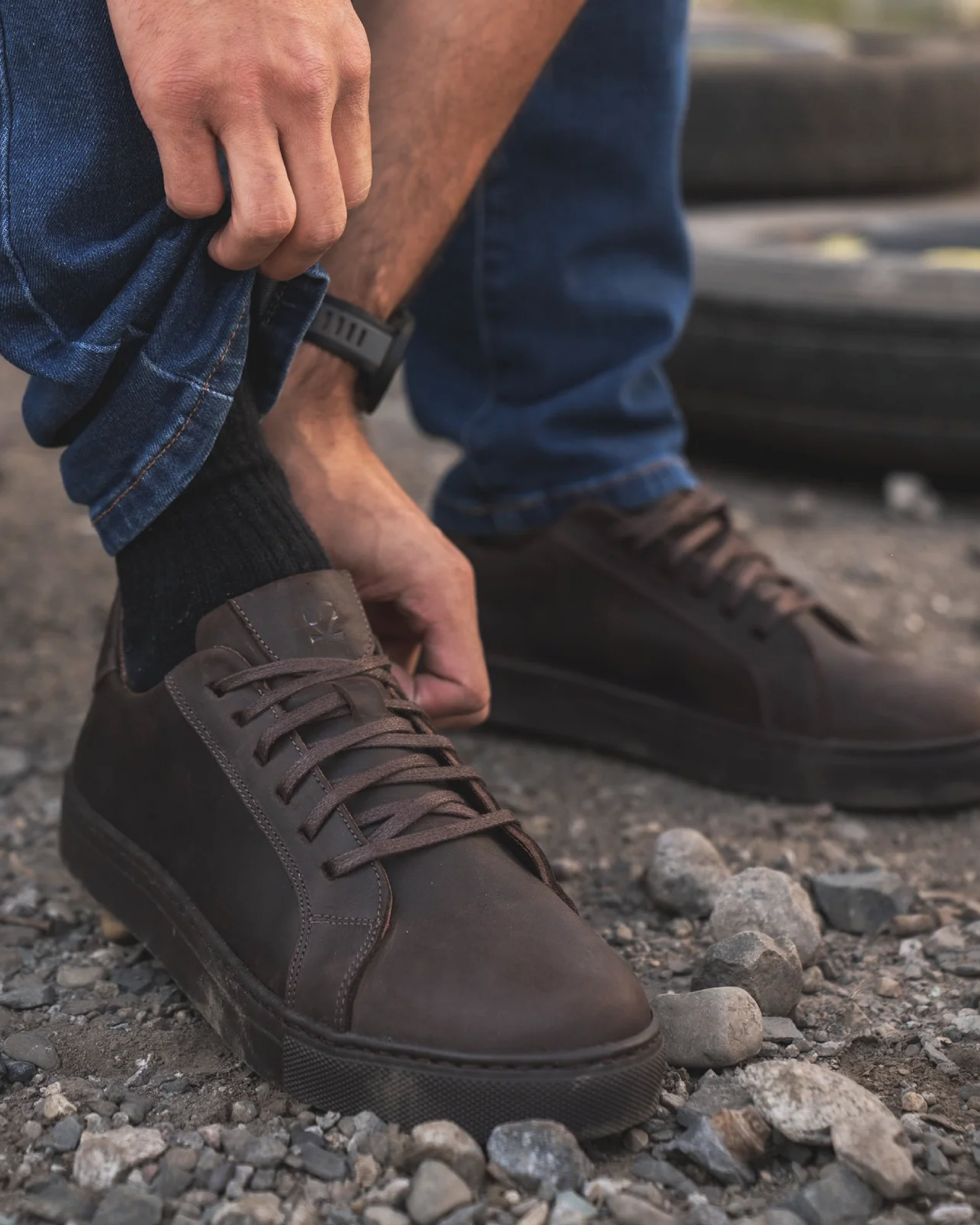 Zapatilla Hombre Montblanc Chocolate