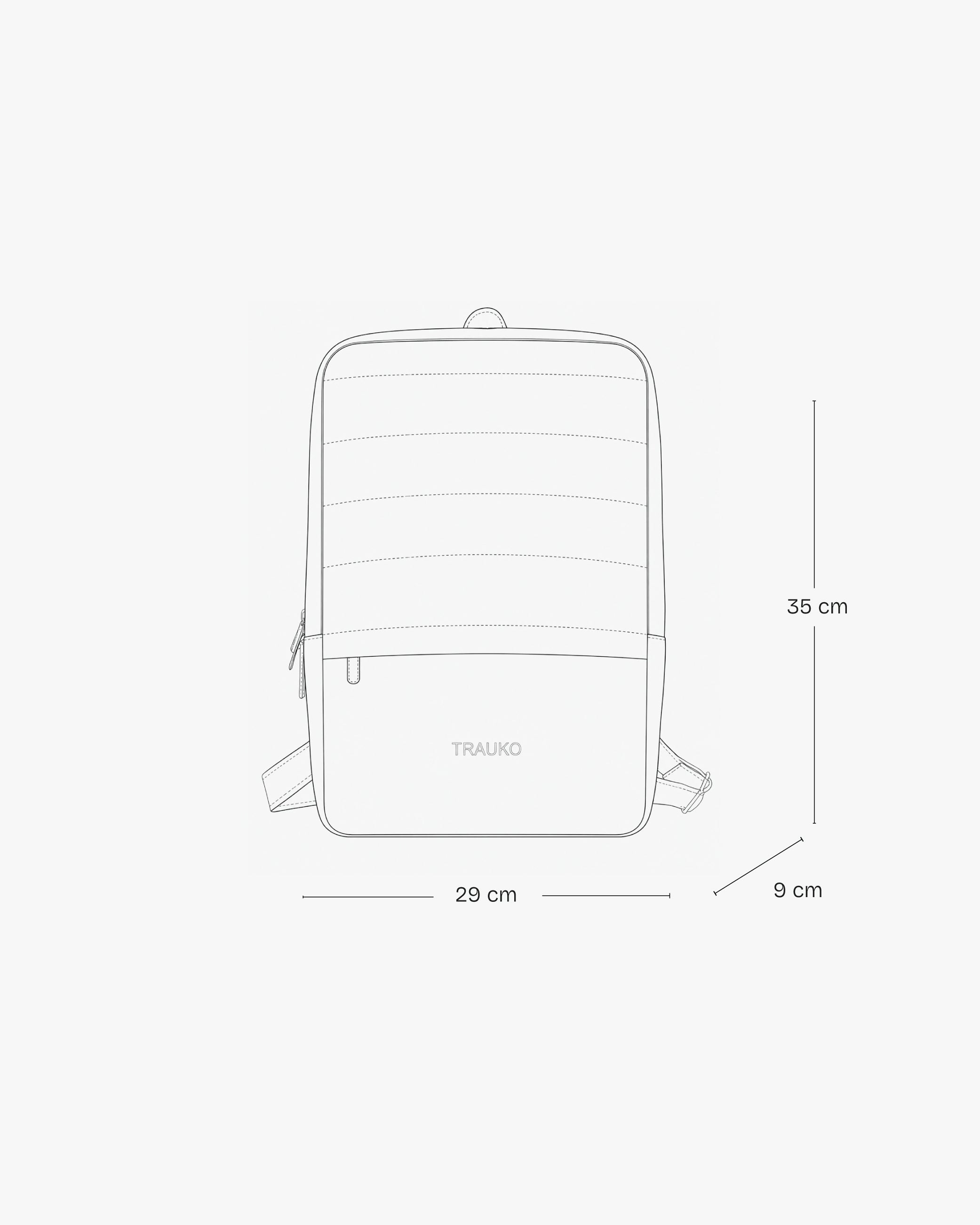 Mochila Alaska Negro - Trauko