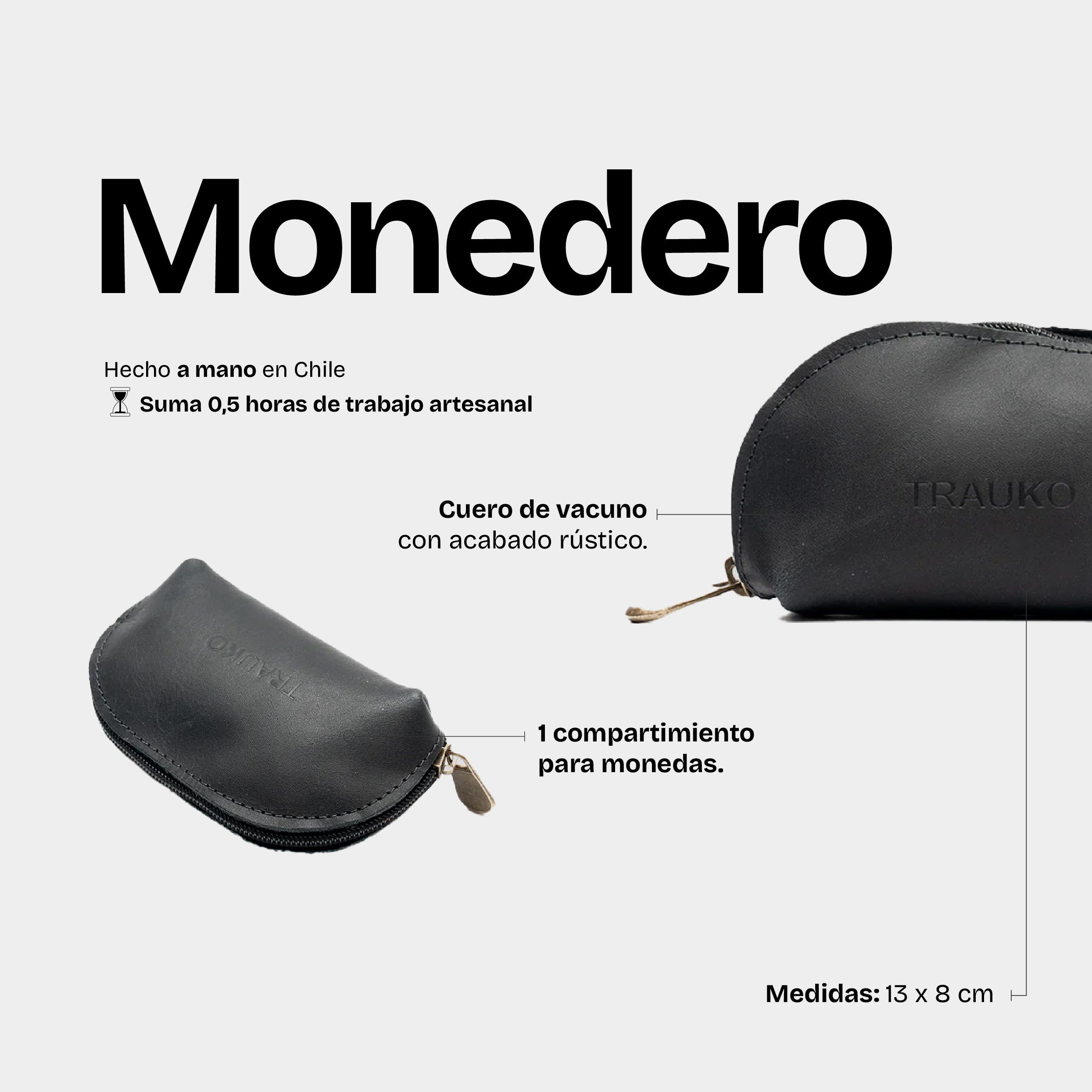 Monedero Negro