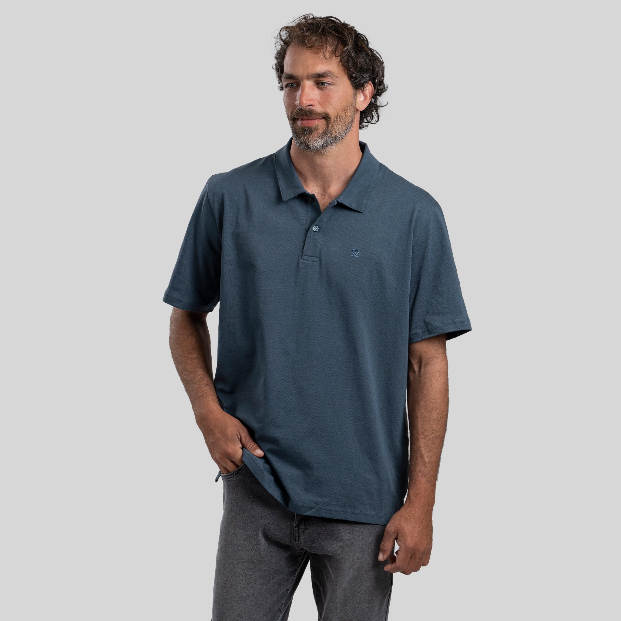 Polera Polo Steel