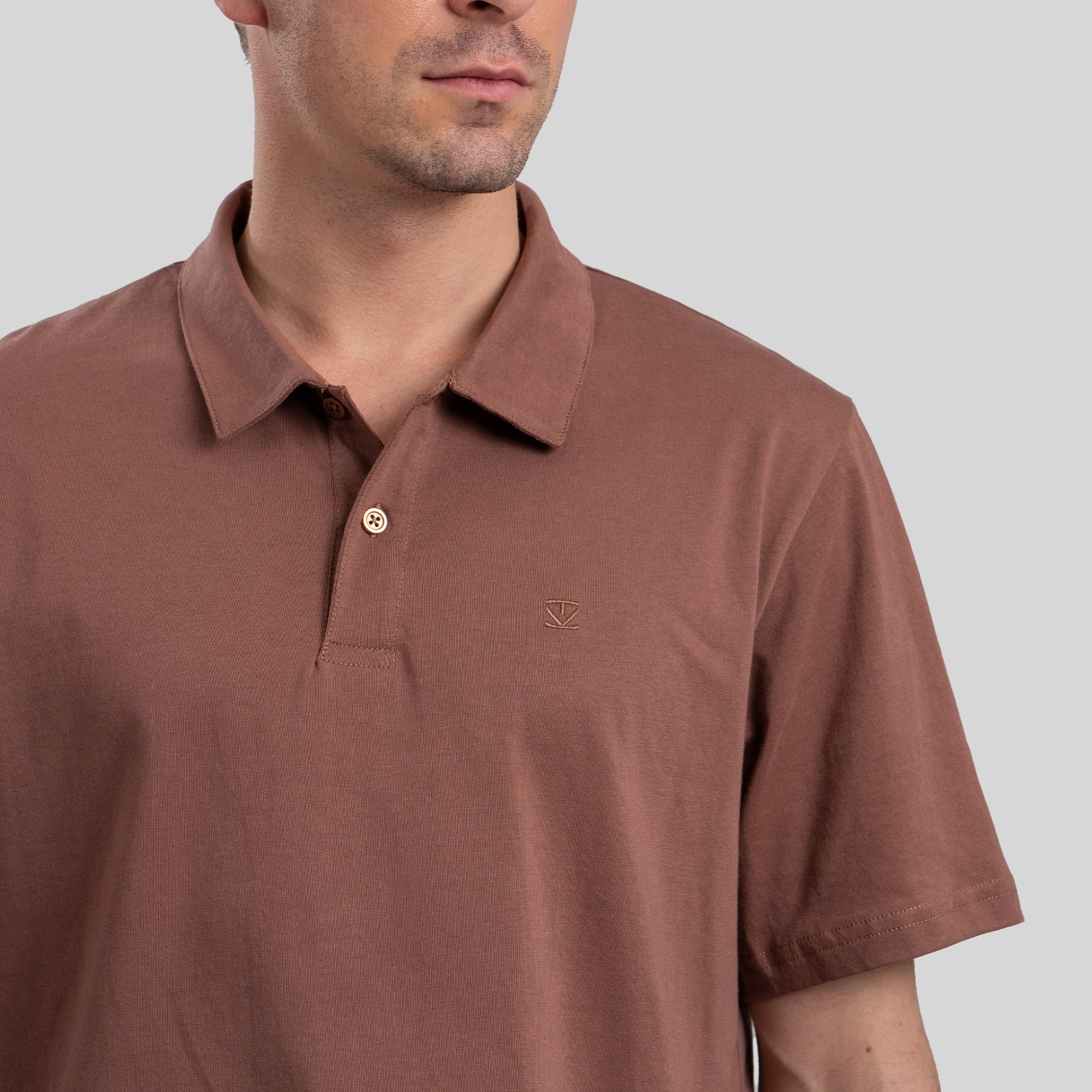 Polera Polo Terracota