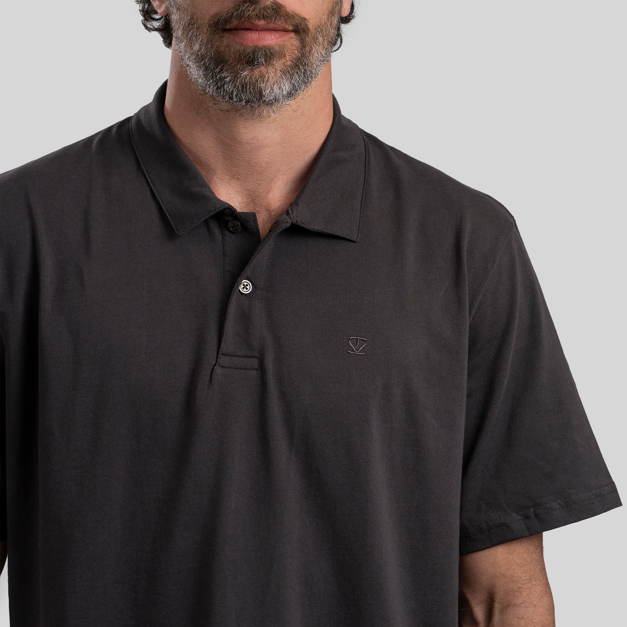 Polera Polo Black - Trauko