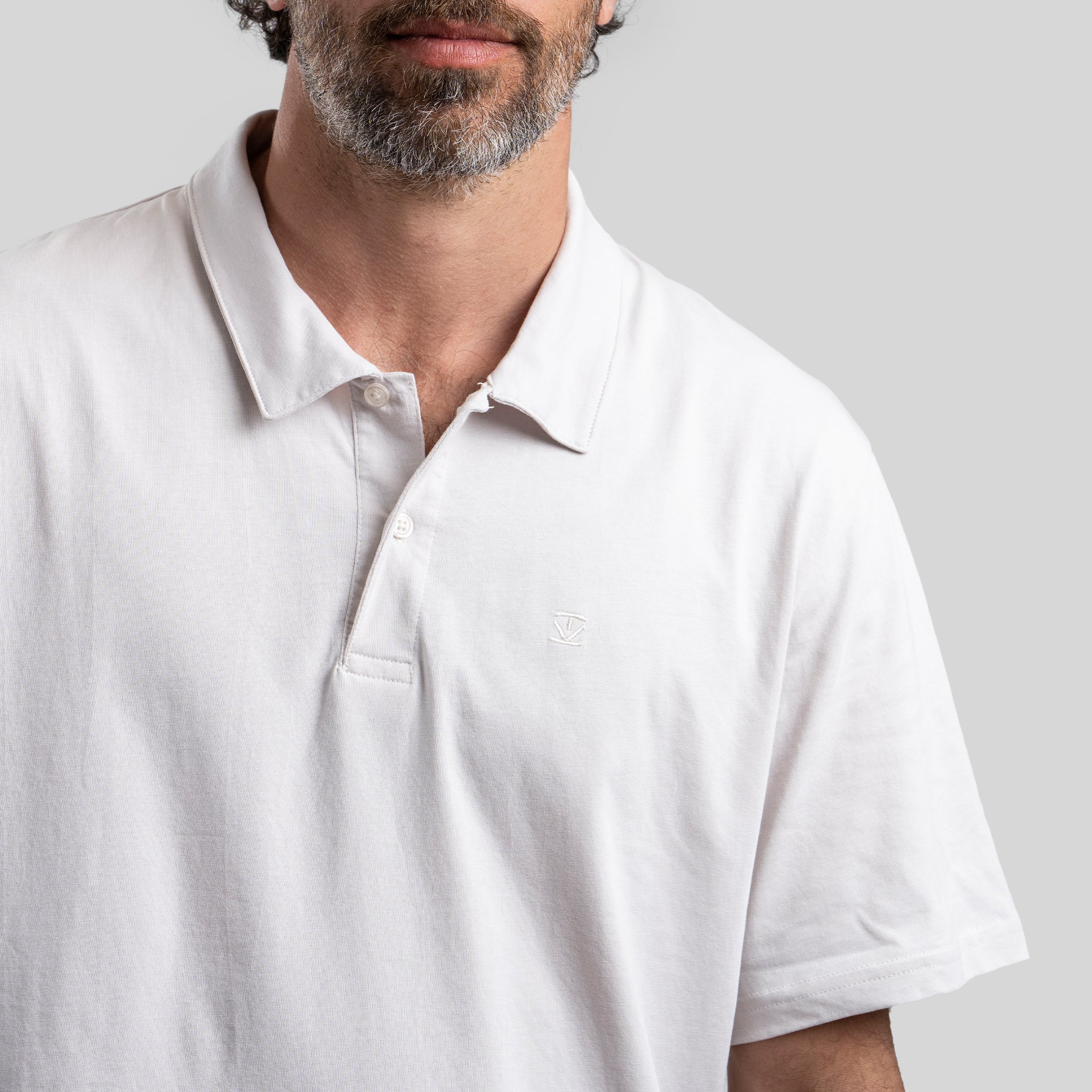 Polera Polo White