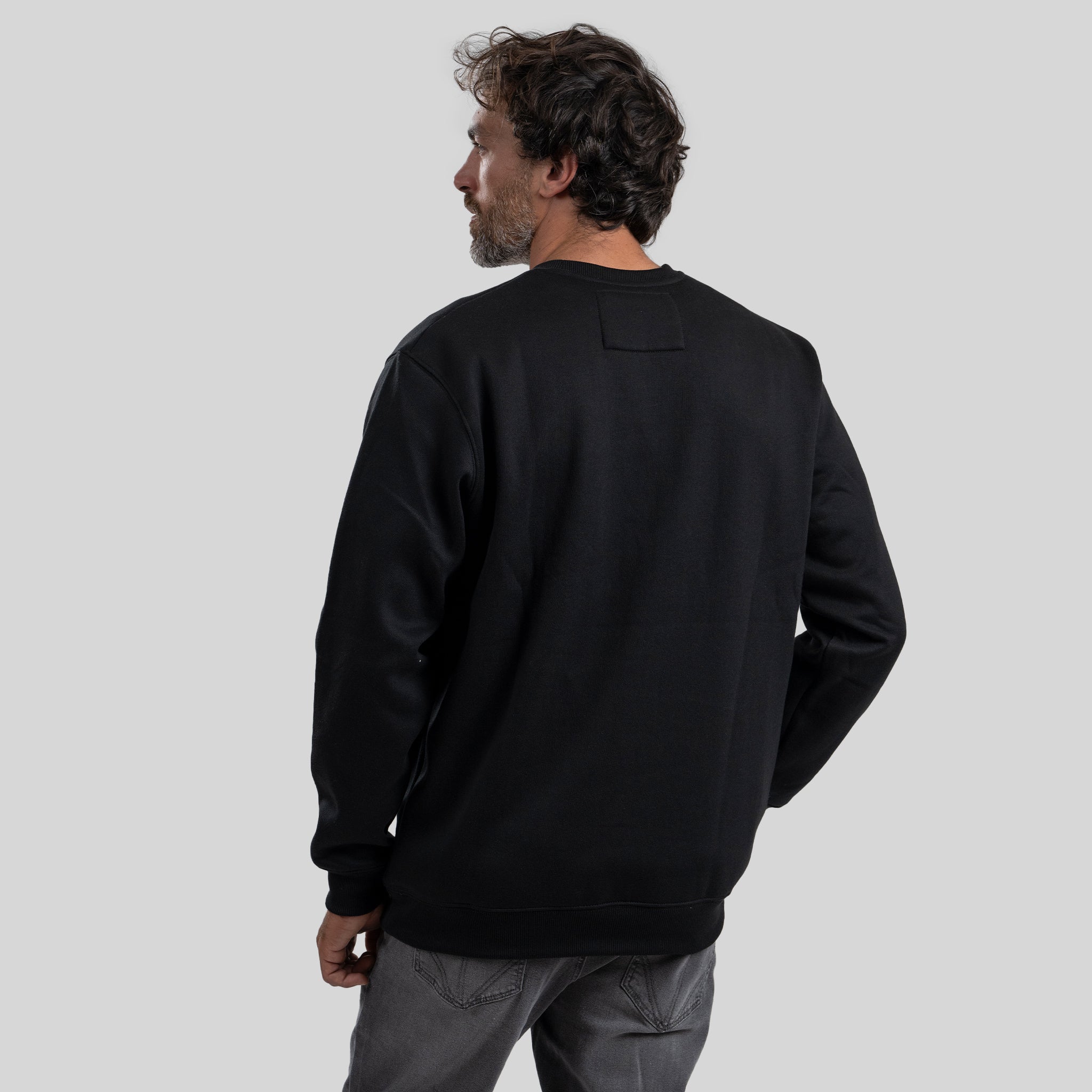 Polerón Crew Black - Trauko