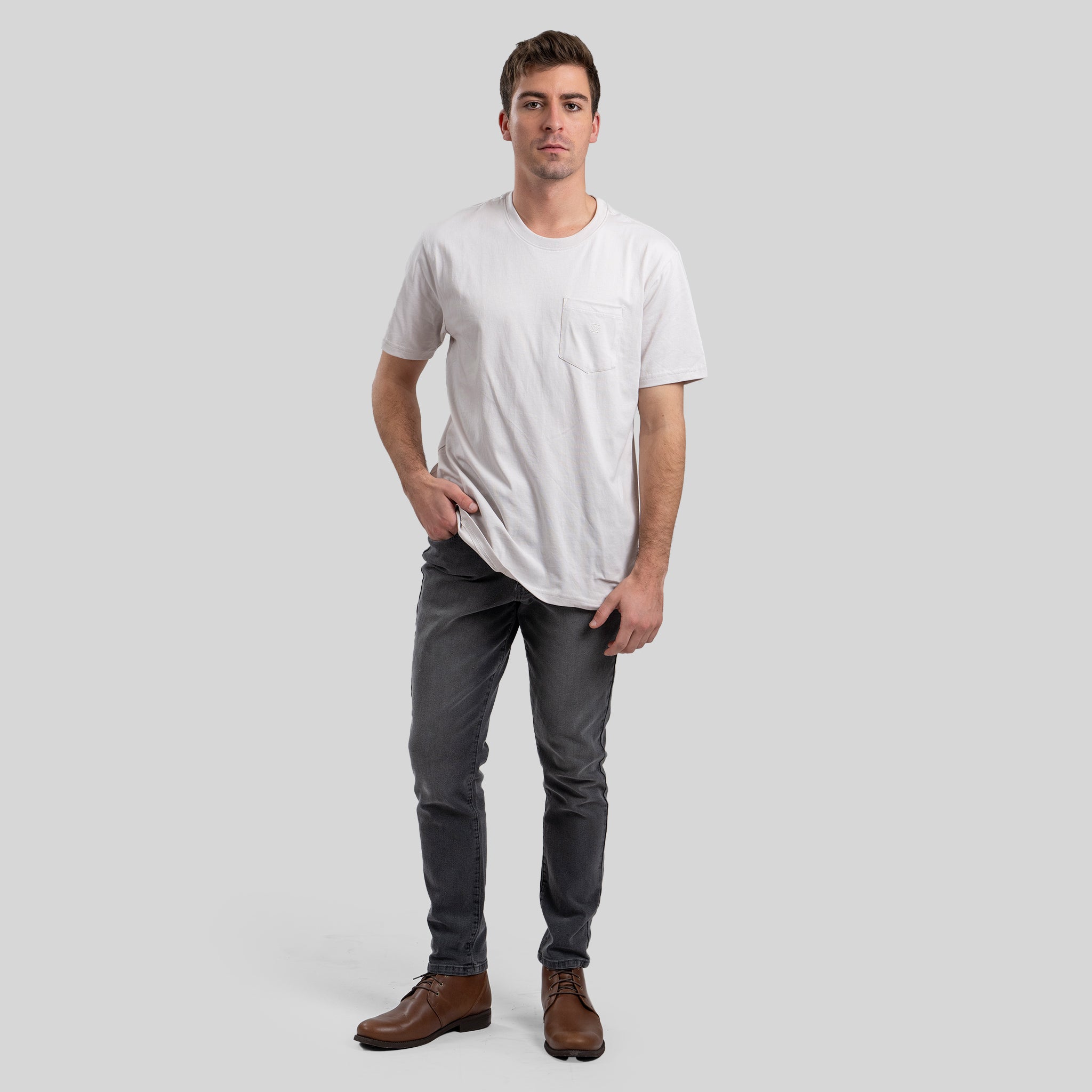 Polera Pocket White - Trauko