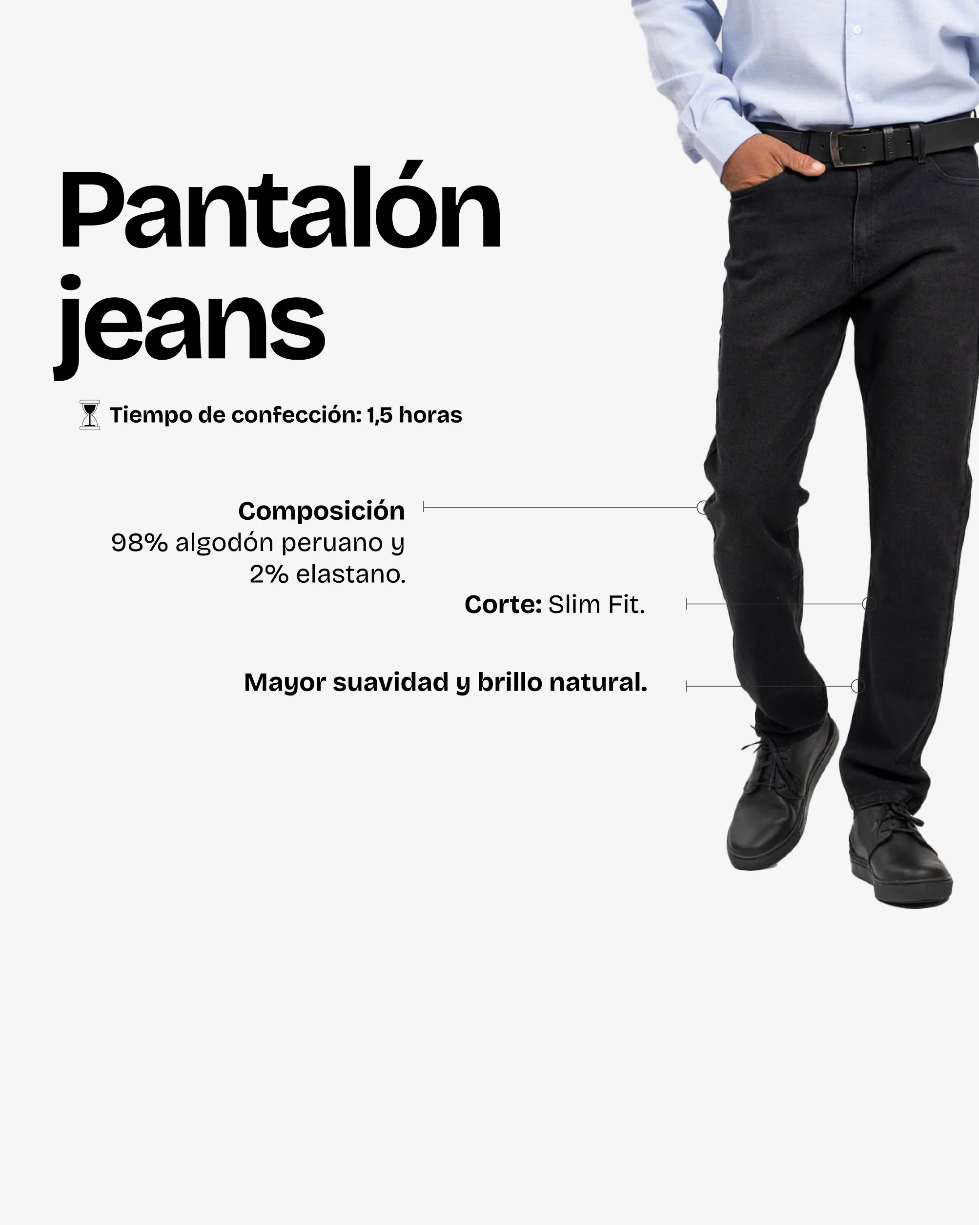 Pantalón Jeans Black