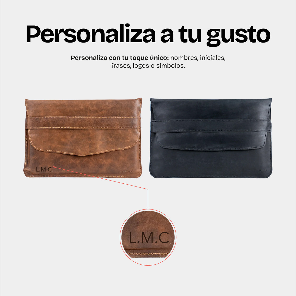 Funda Notebook Bilbao Negro - Trauko