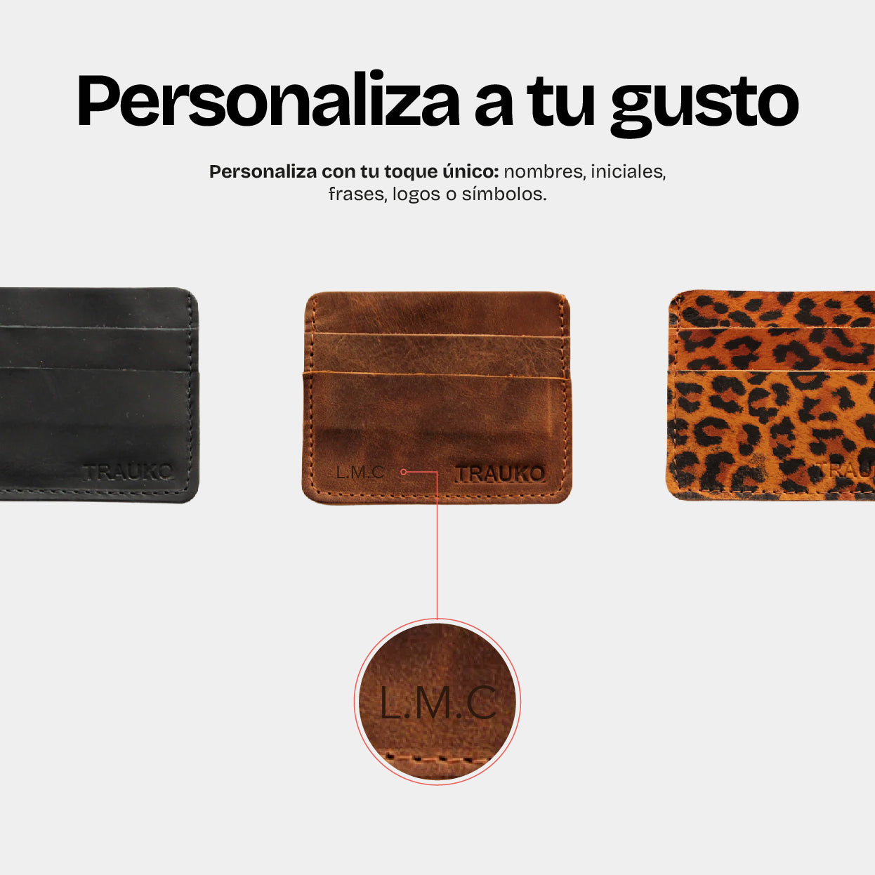 Tarjetero Kioto Animal Print - Trauko