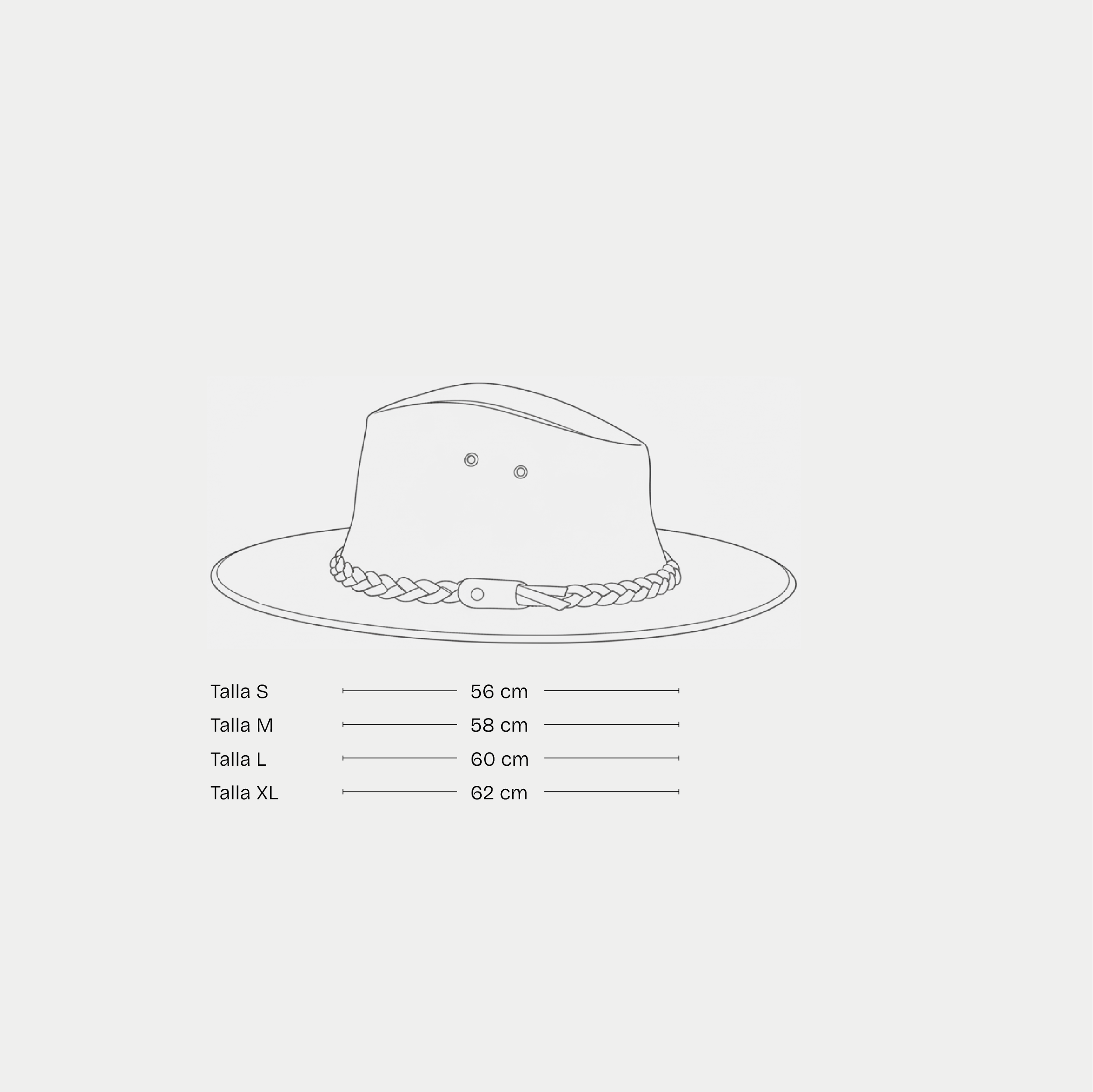 Sombrero Cuero Negro