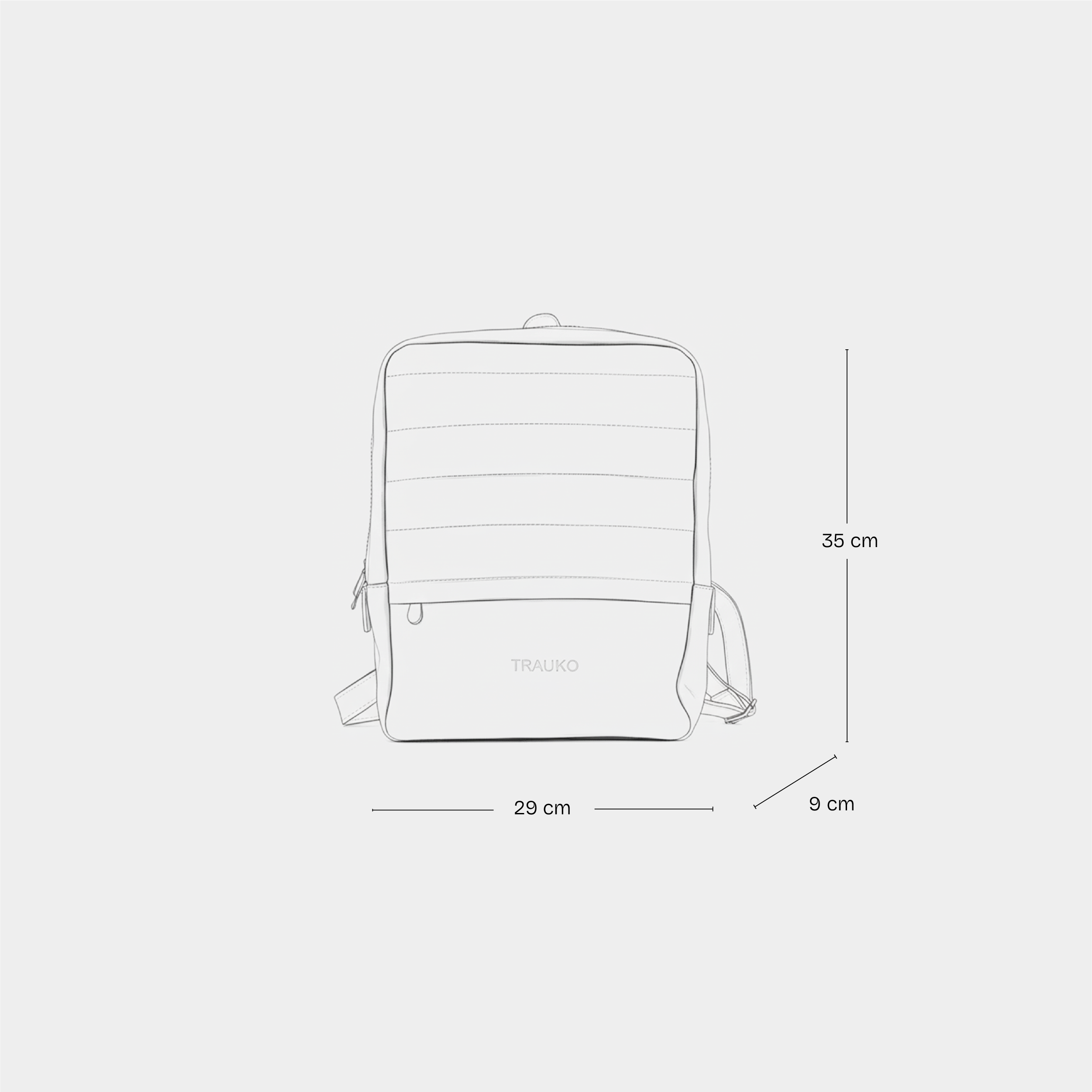 Mochila Alaska Café - Trauko