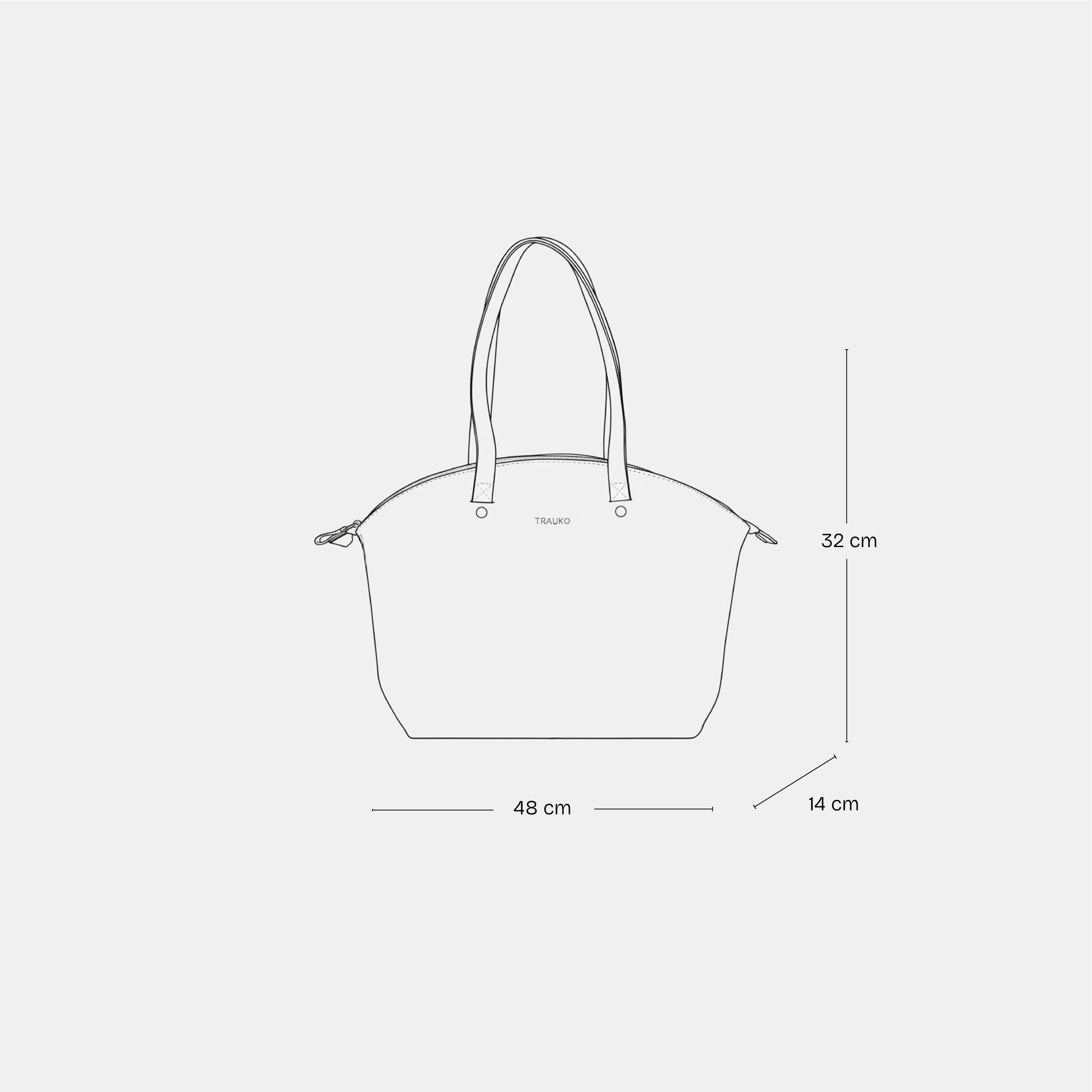 Cartera Capri Negro - Trauko