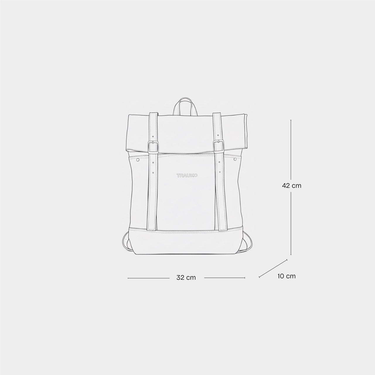 Mochila Patagónica Café - Trauko