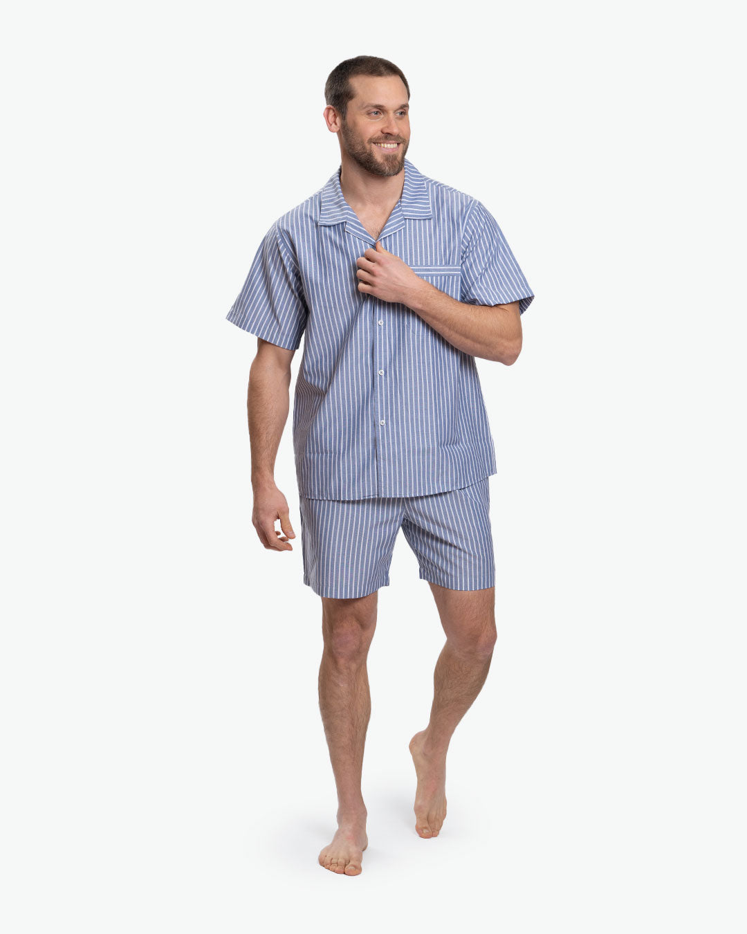 Pijama Pima Corto Full Rayas
