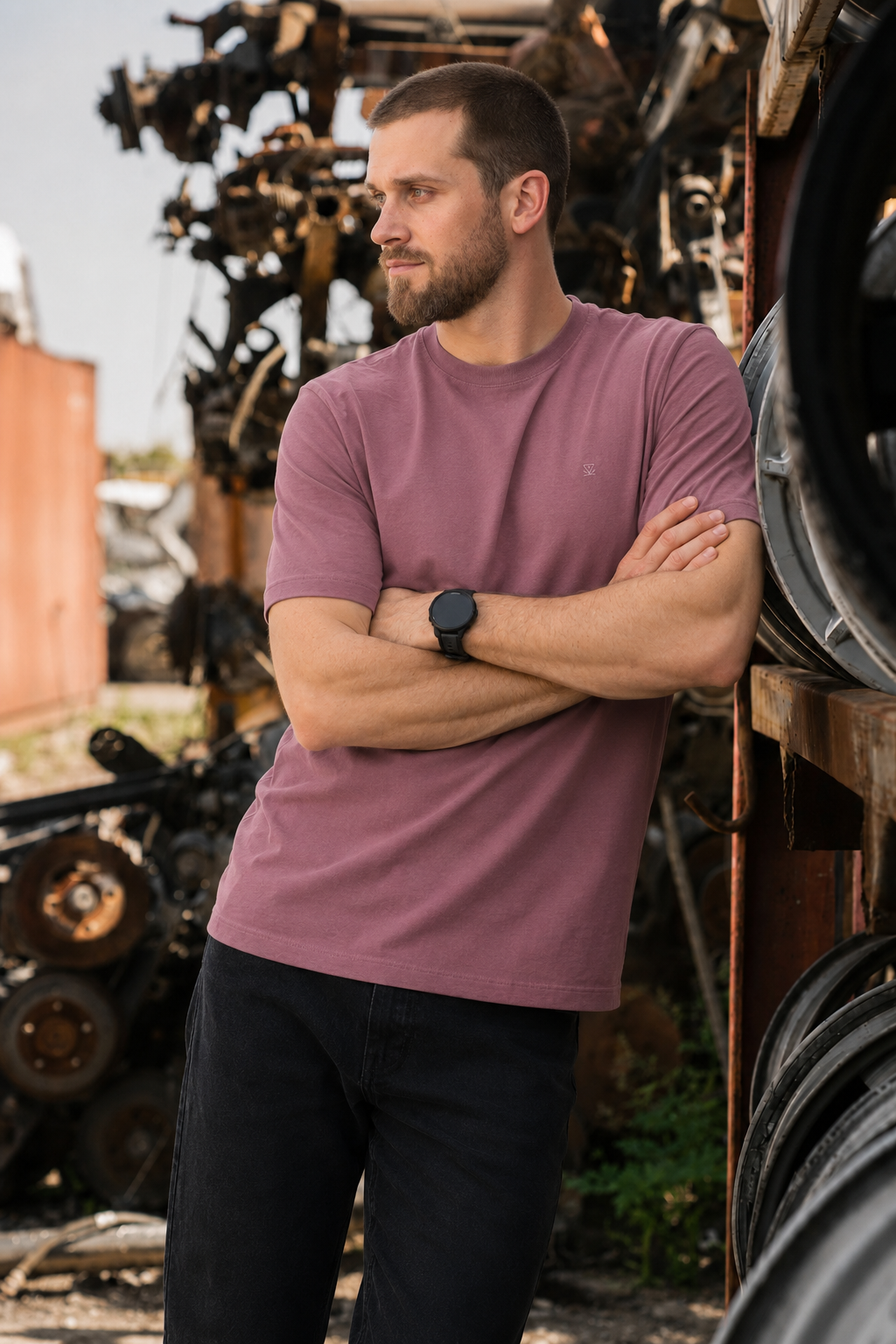 Polera Pima Burdeo