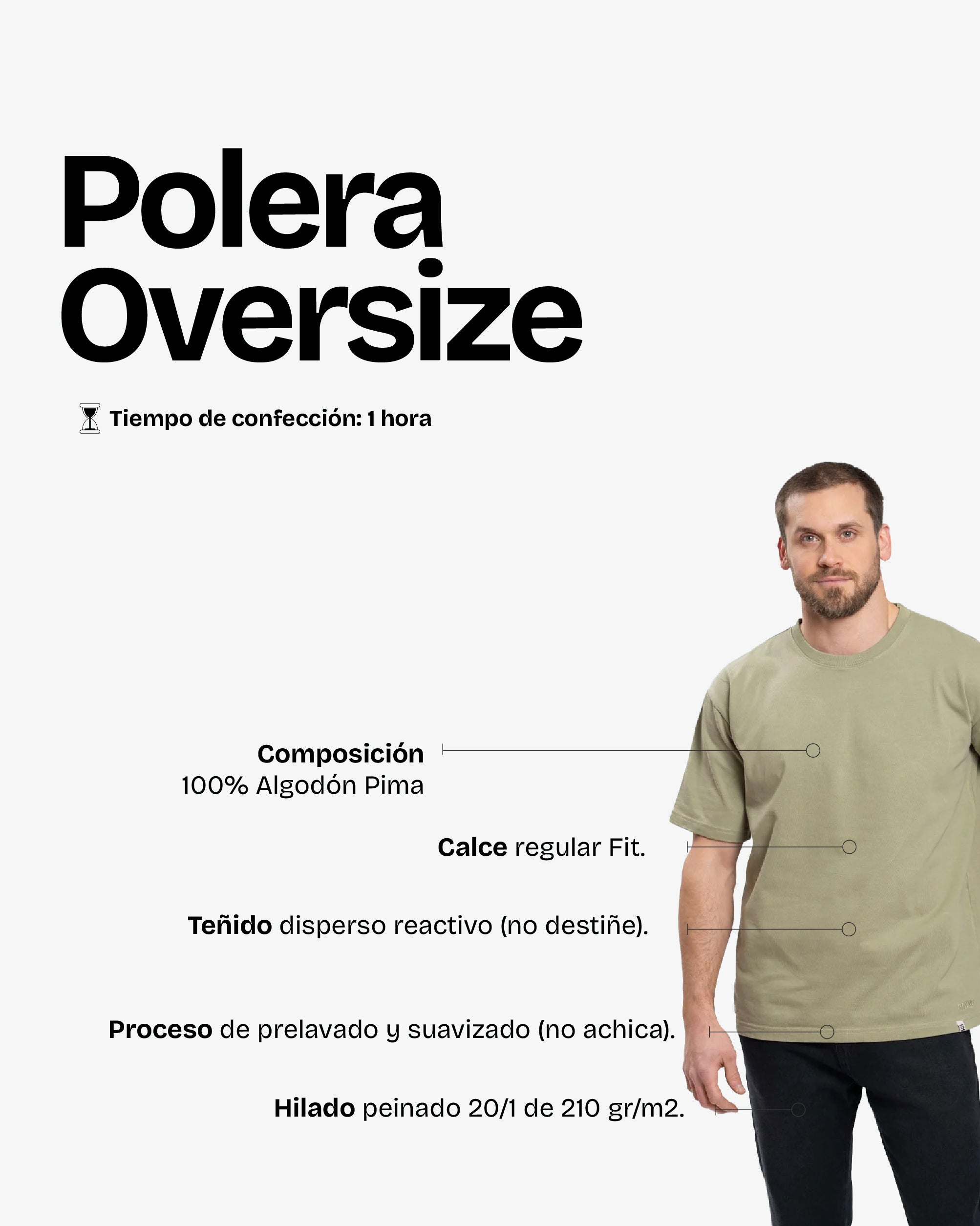 Polera OverSize Verde