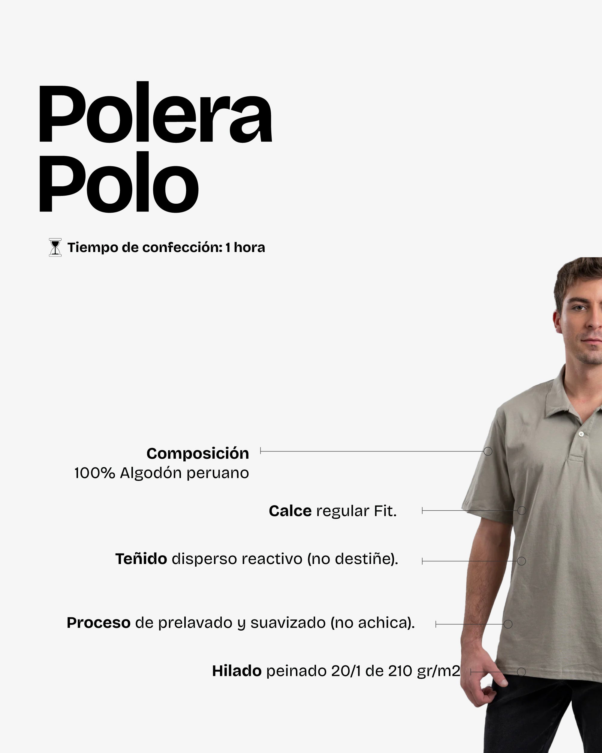 Polera Polo Ash - Trauko