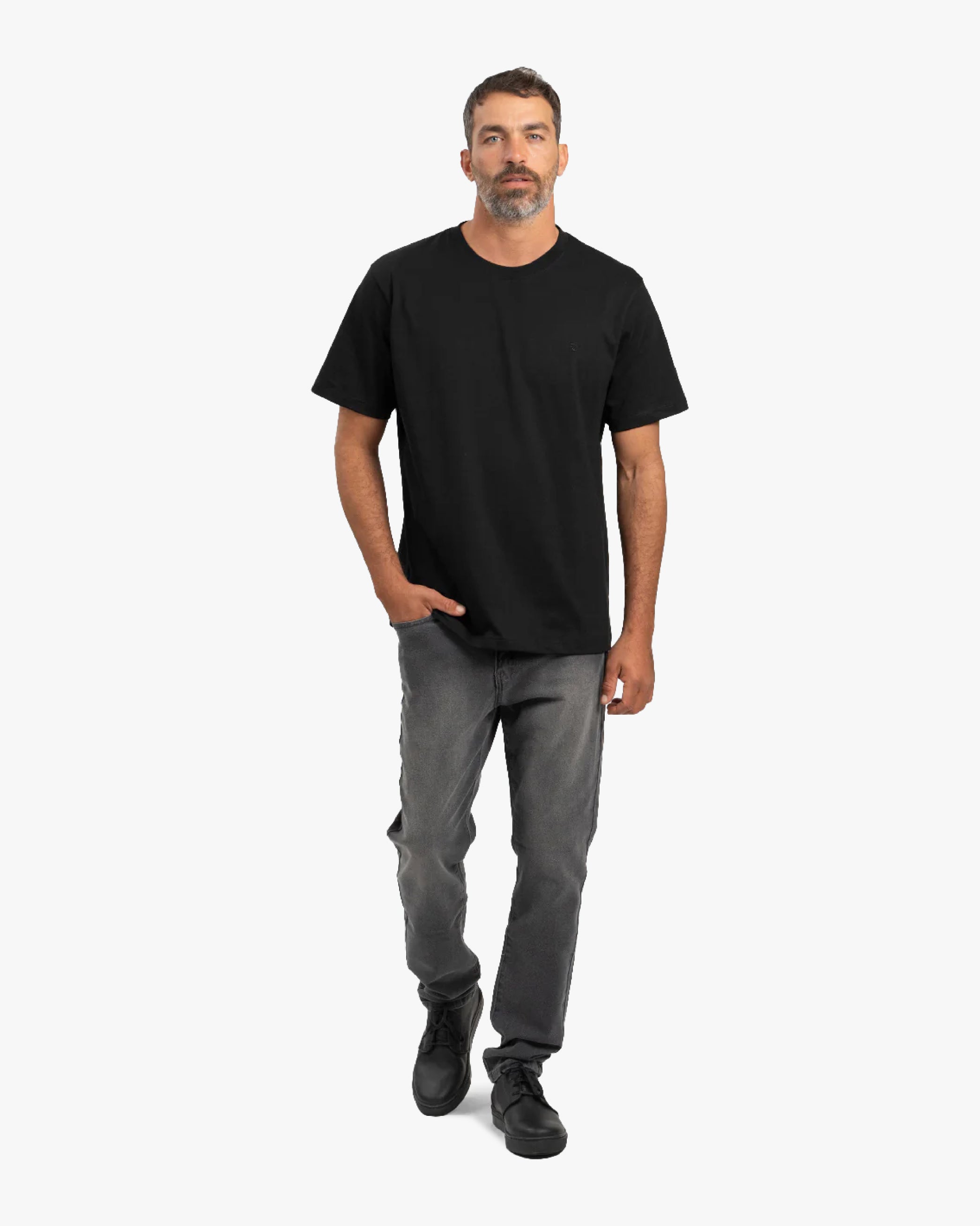 Polera Pima Negro - Trauko