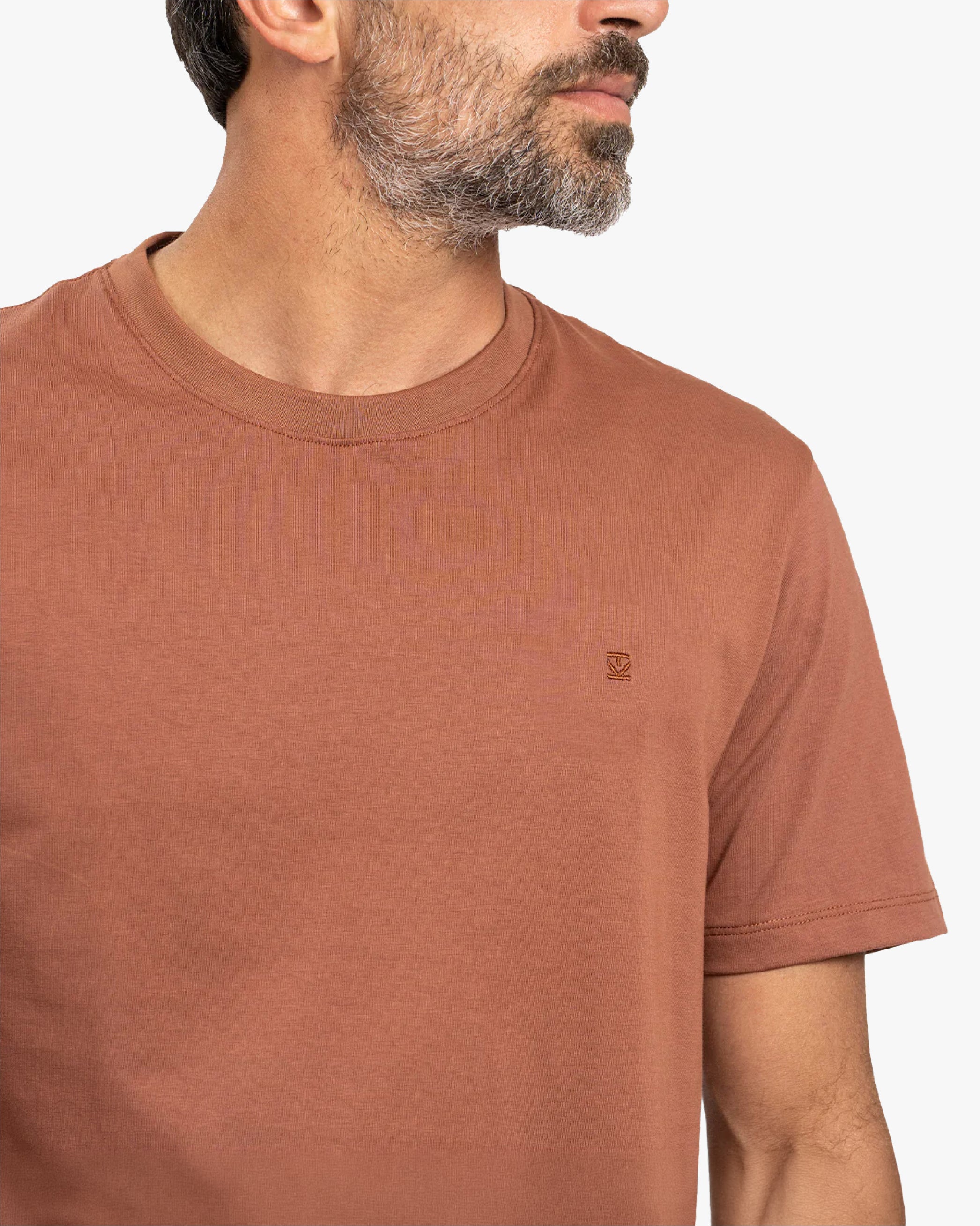 Polera Pima Terracota - Trauko