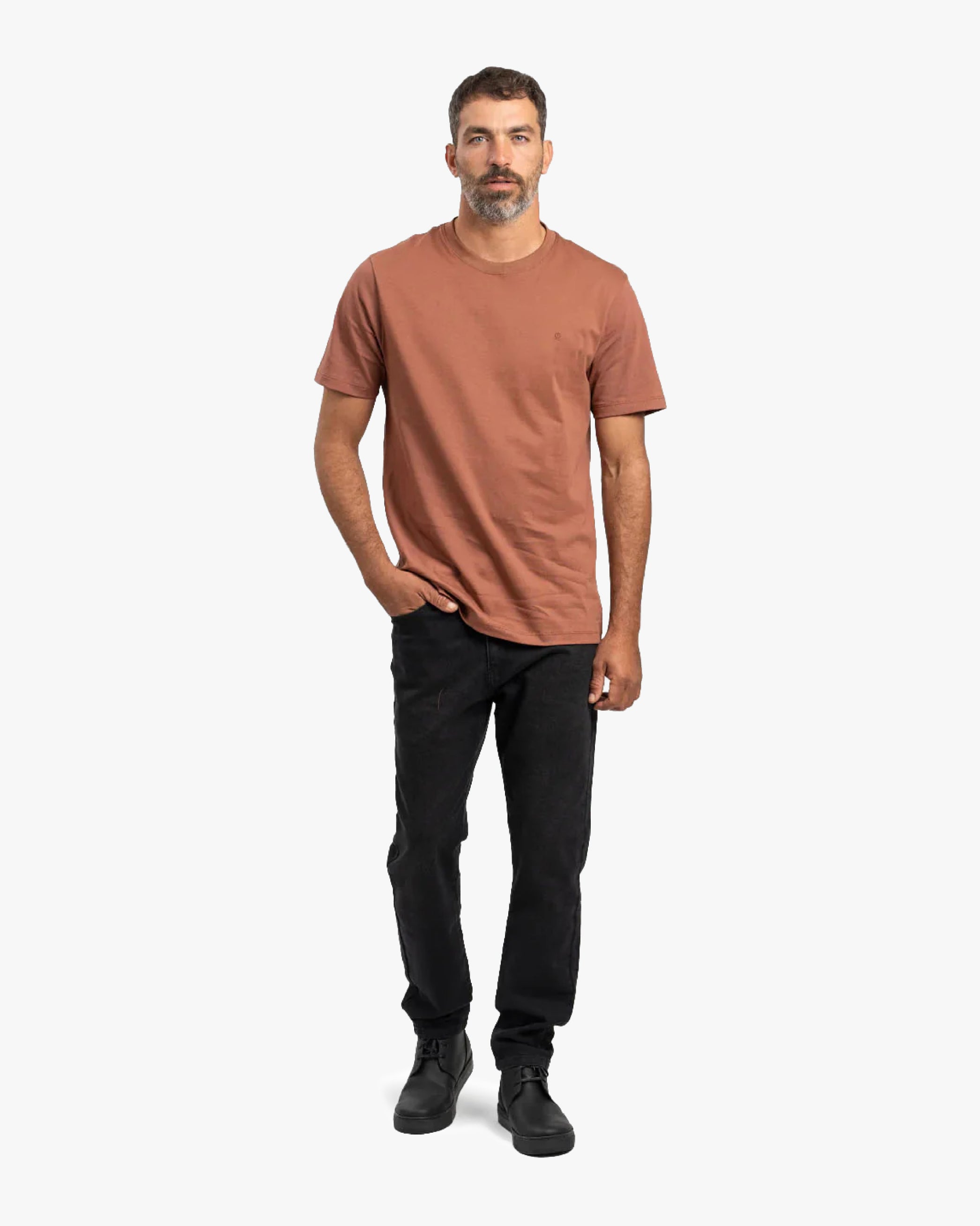 Polera Pima Terracota - Trauko