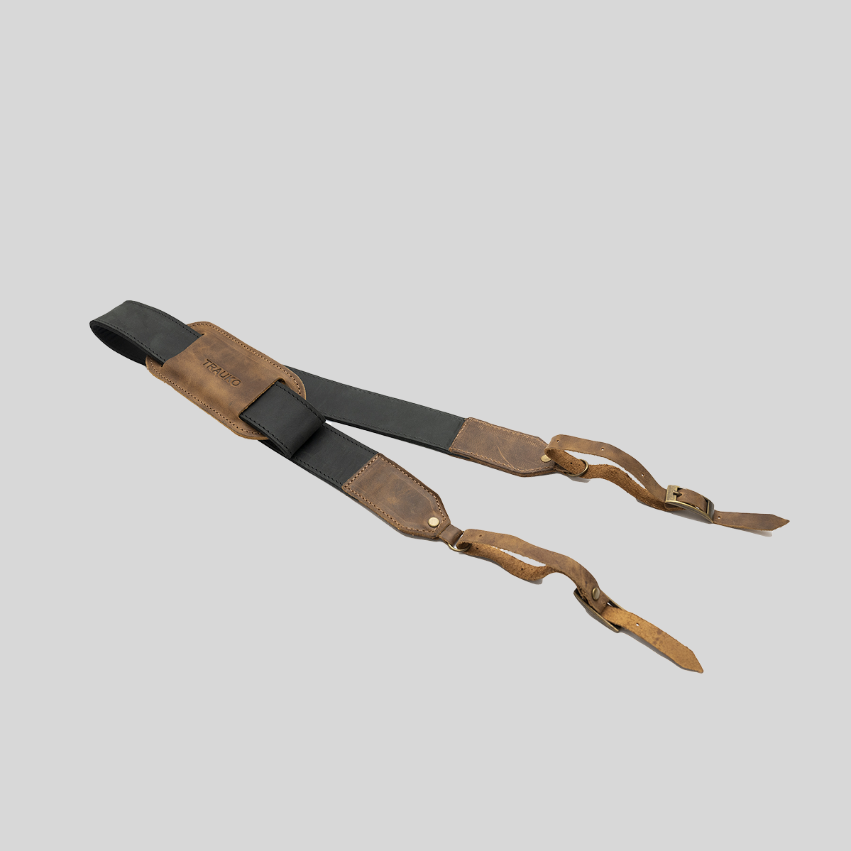 Strap de Cámara Negro/Café - Trauko
