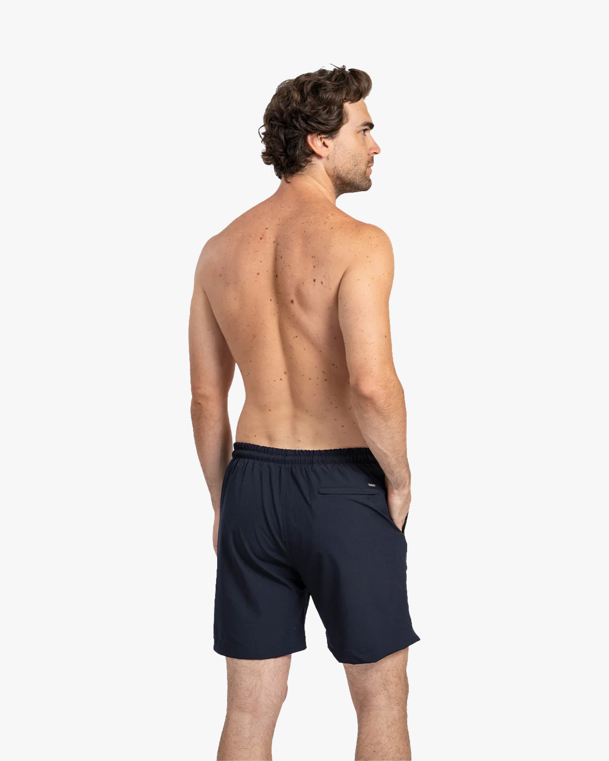 Traje de Baño Liso Navy
