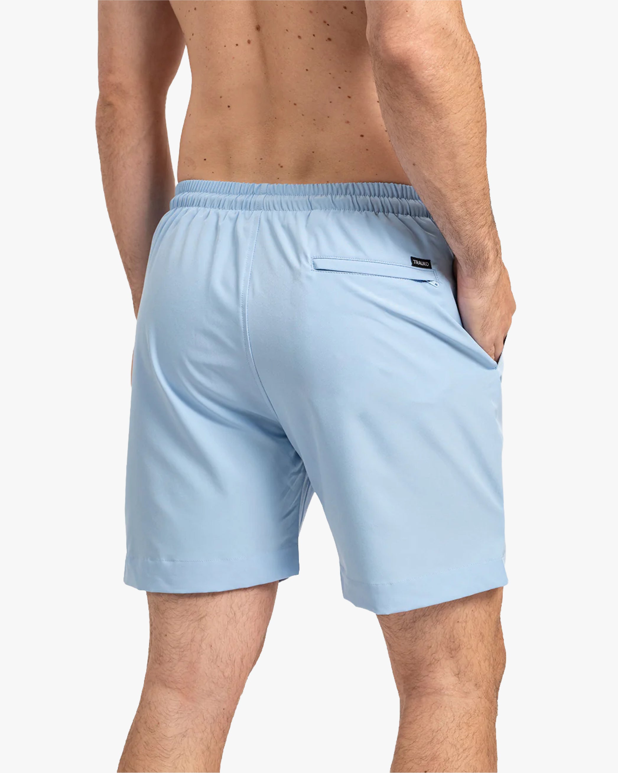 Traje de Baño Liso Celeste