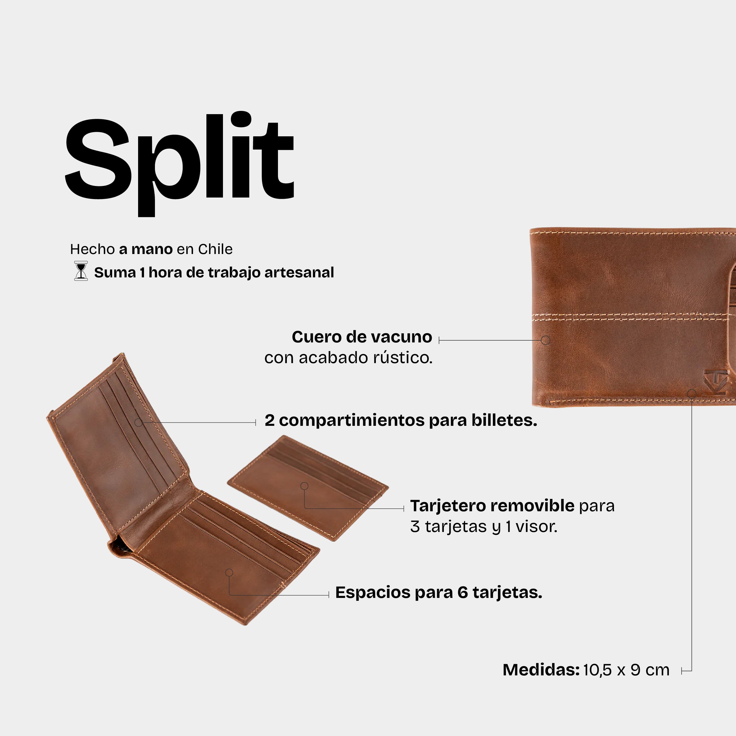 Billetera Split Café - Trauko