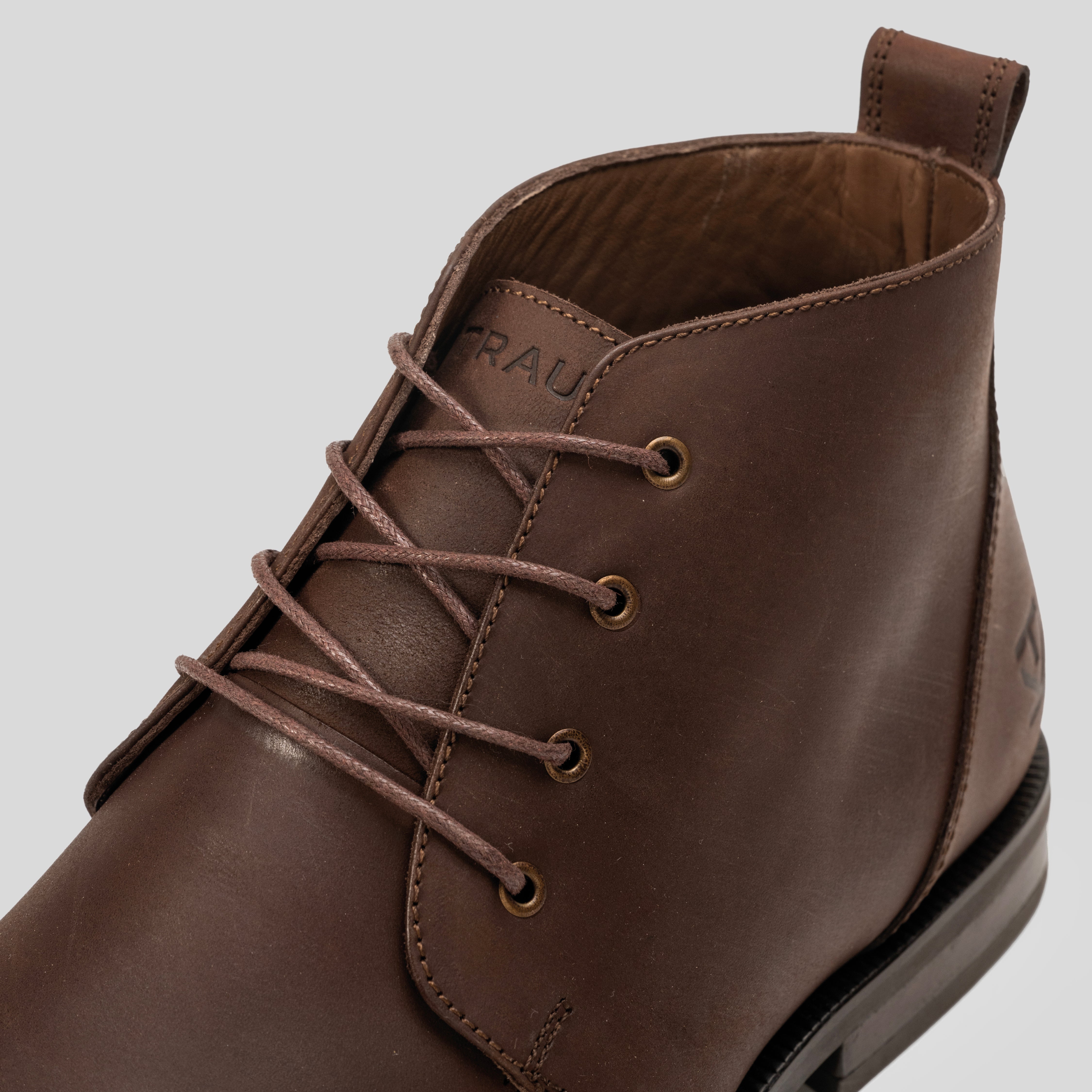 Botín Hombre Sanhattan Chocolate - Trauko