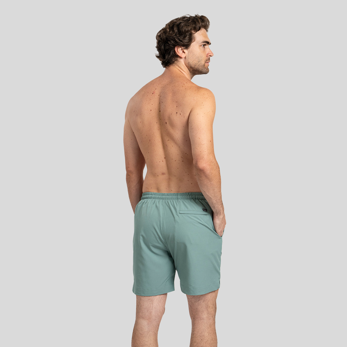 Traje de Baño Liso Aqua