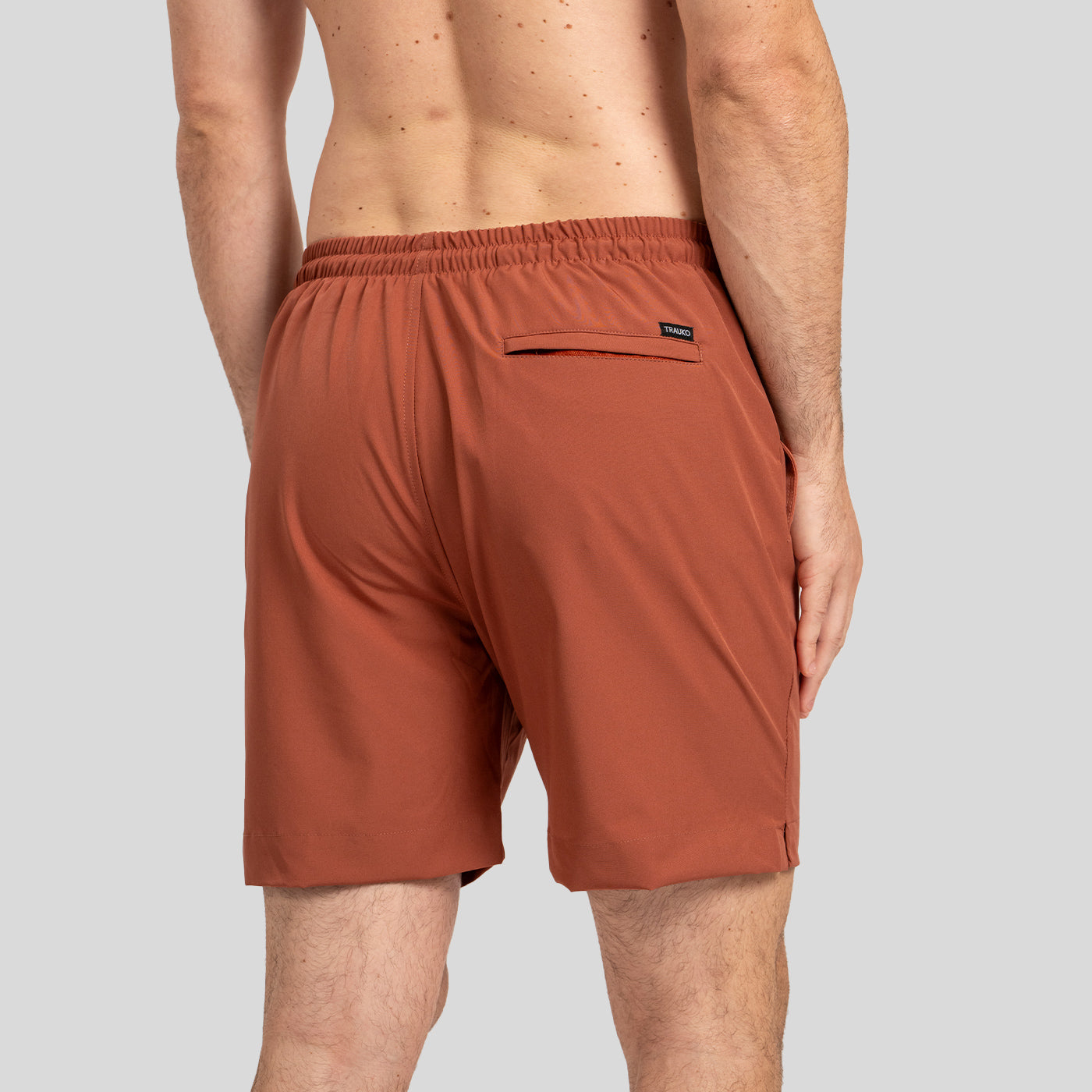 Traje de Baño Liso Terracota