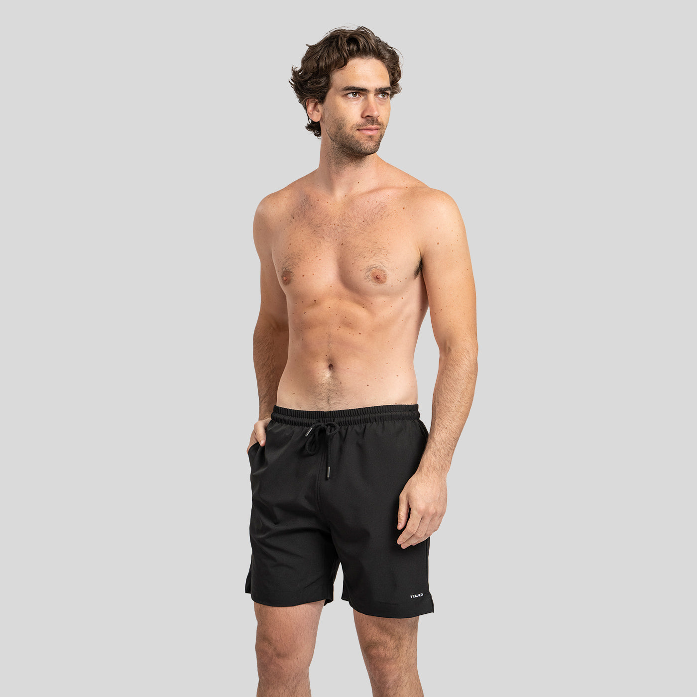 Traje de Baño Liso Negro