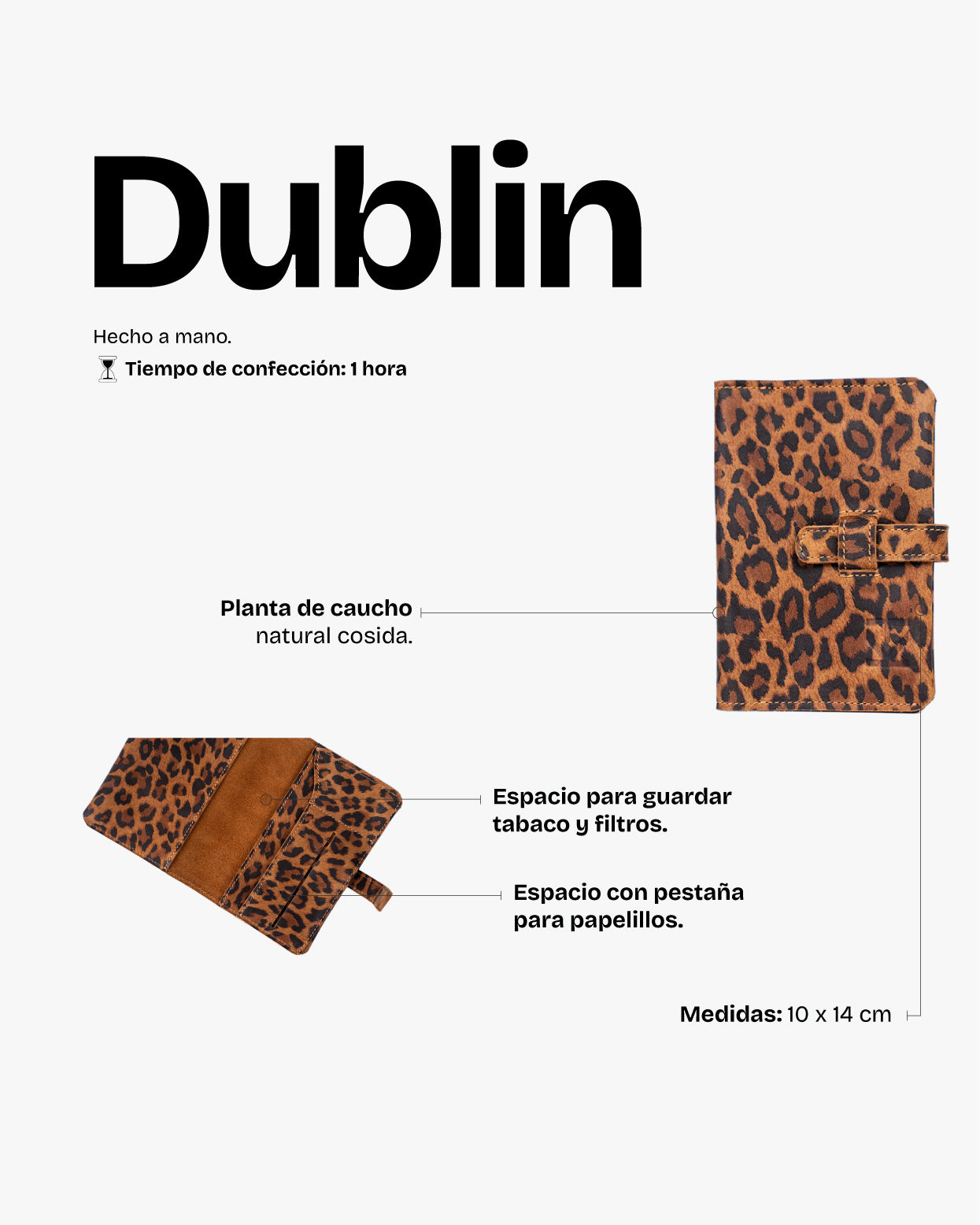 Tabaquera Dublin Animal Print - Trauko