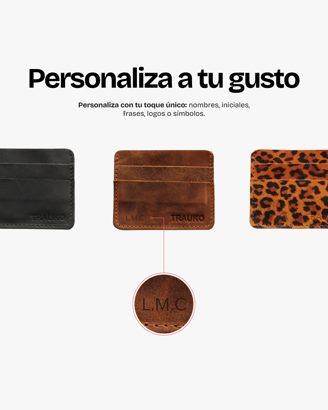 Tarjetero Kioto Animal Print - Trauko