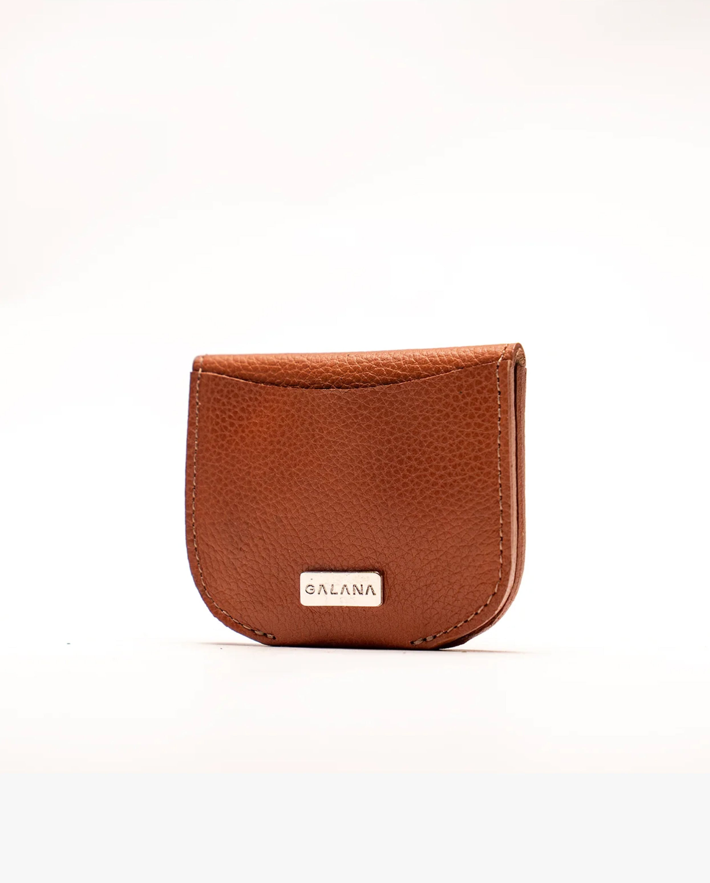 Tarjetero Lirio Cognac - Galana
