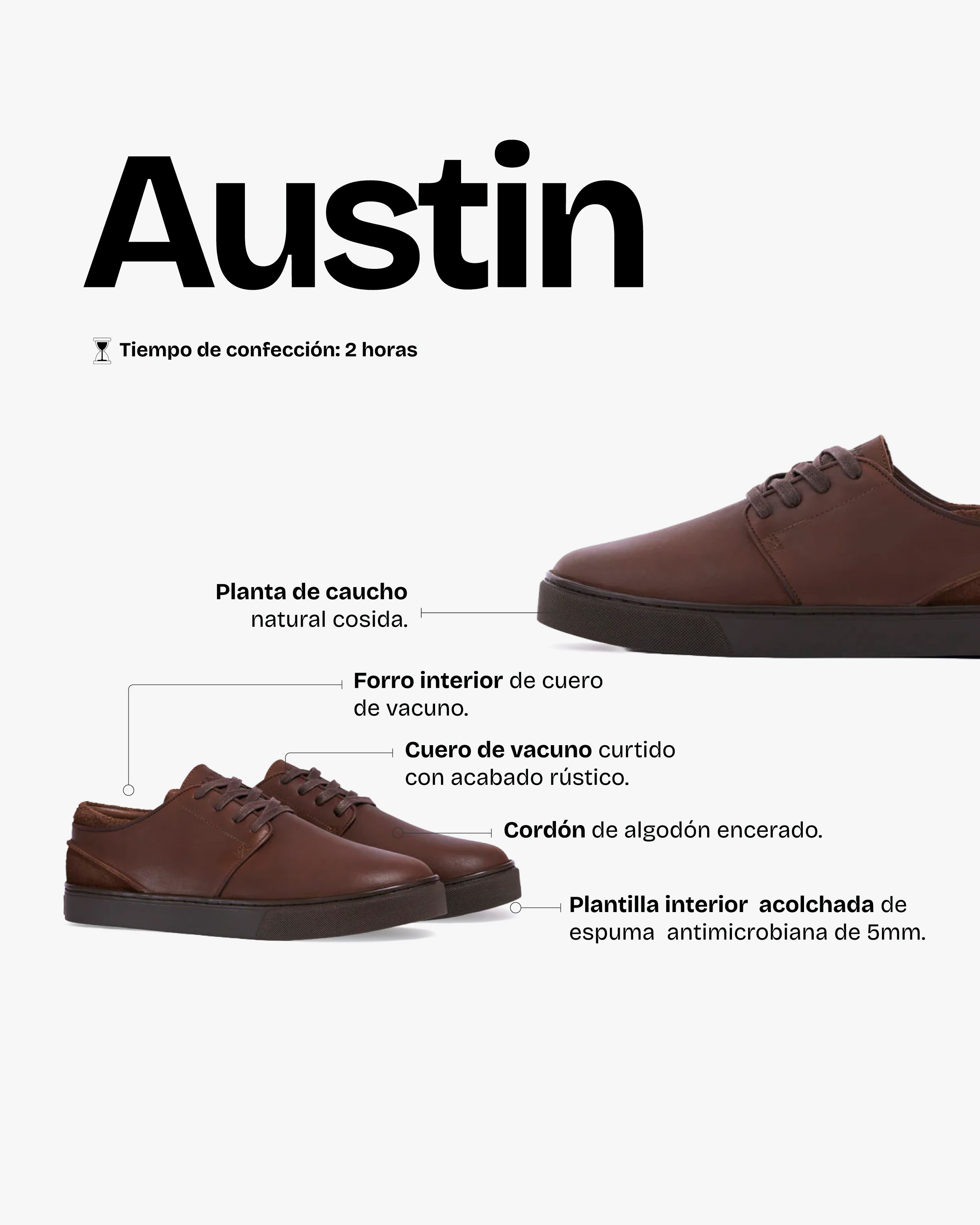 Zapatilla Hombre Austin Moca
