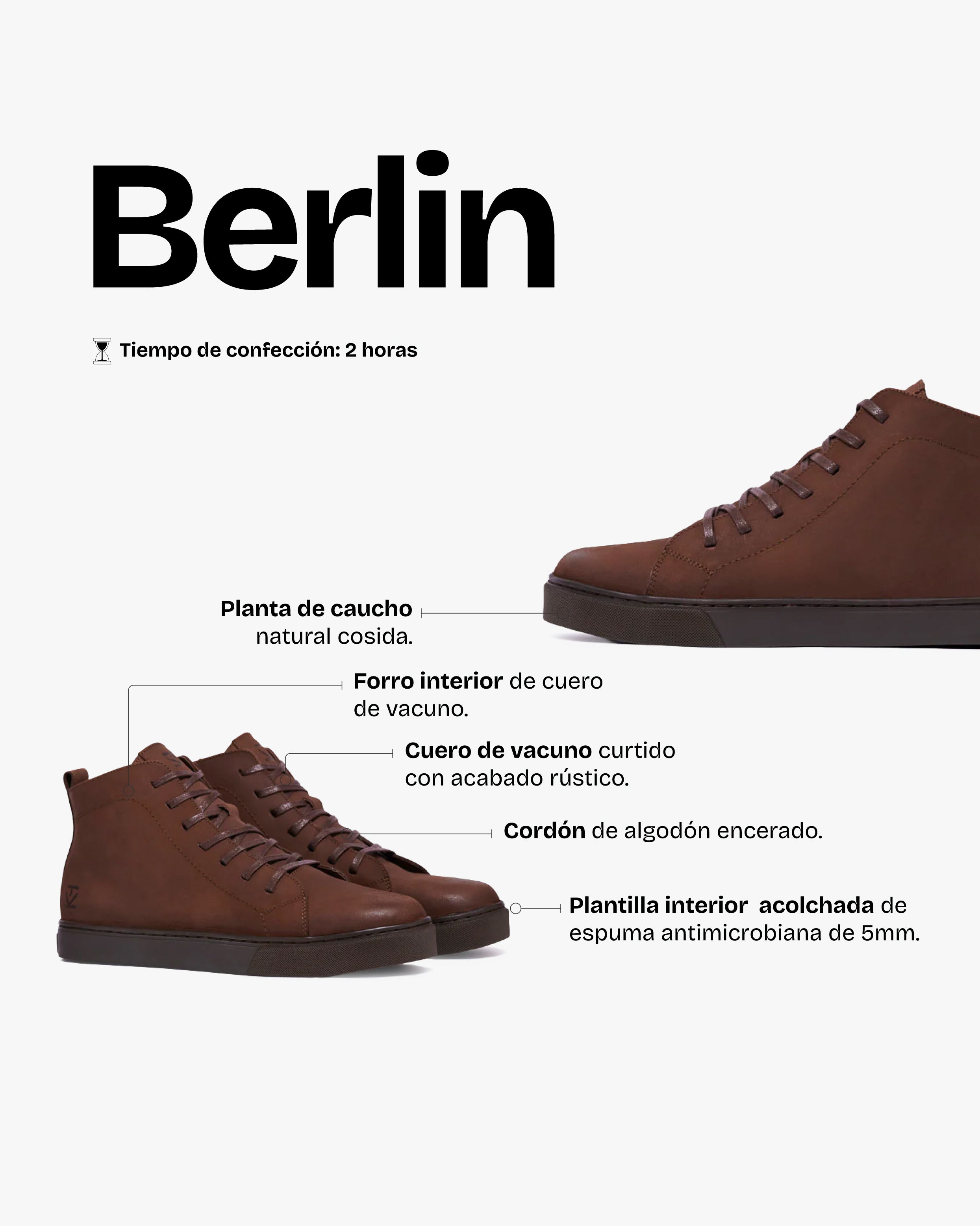 Zapatilla Hombre Berlin Moca